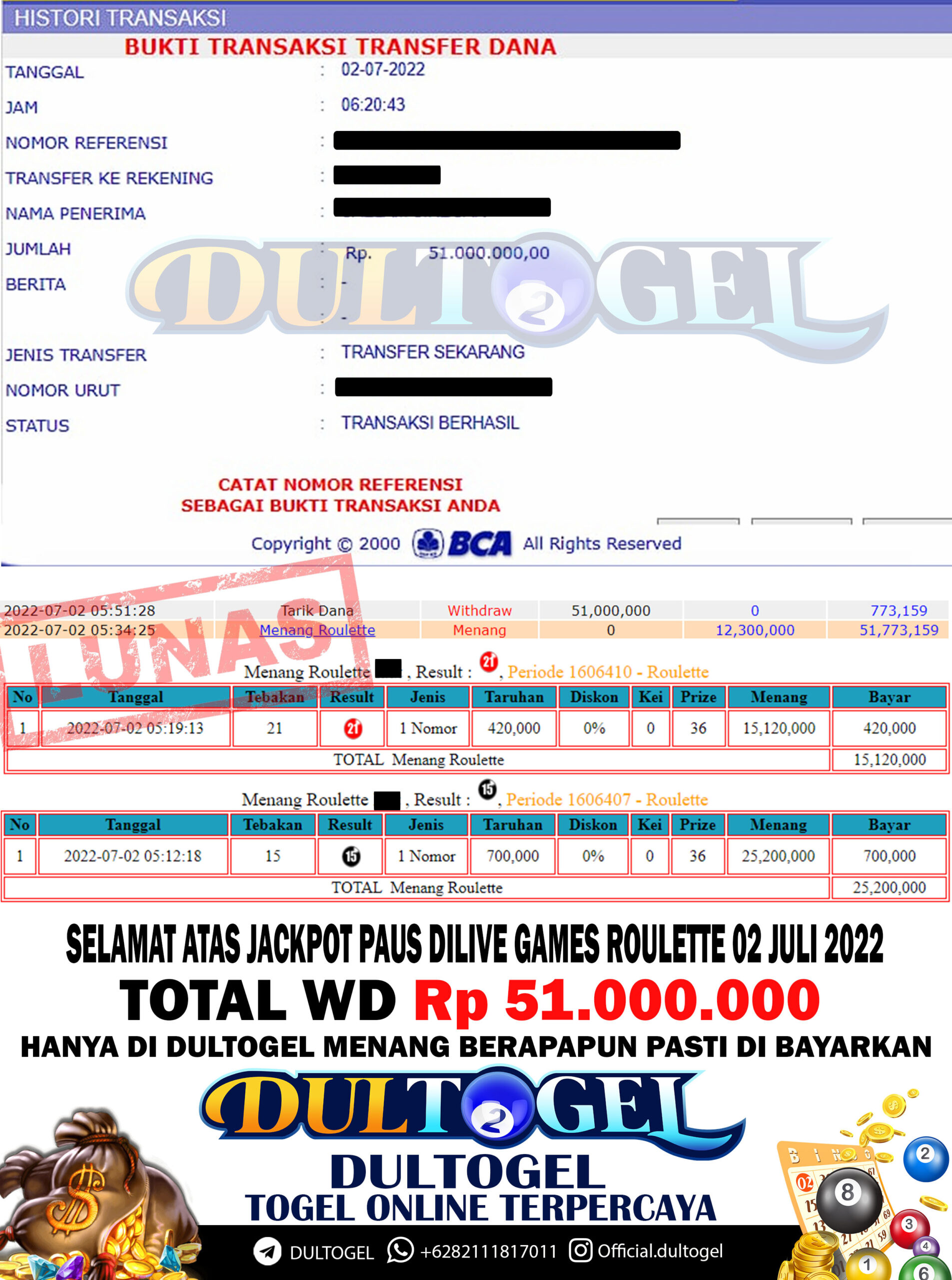 BUKTI JP DULTOGEL 2 JULI 2022
