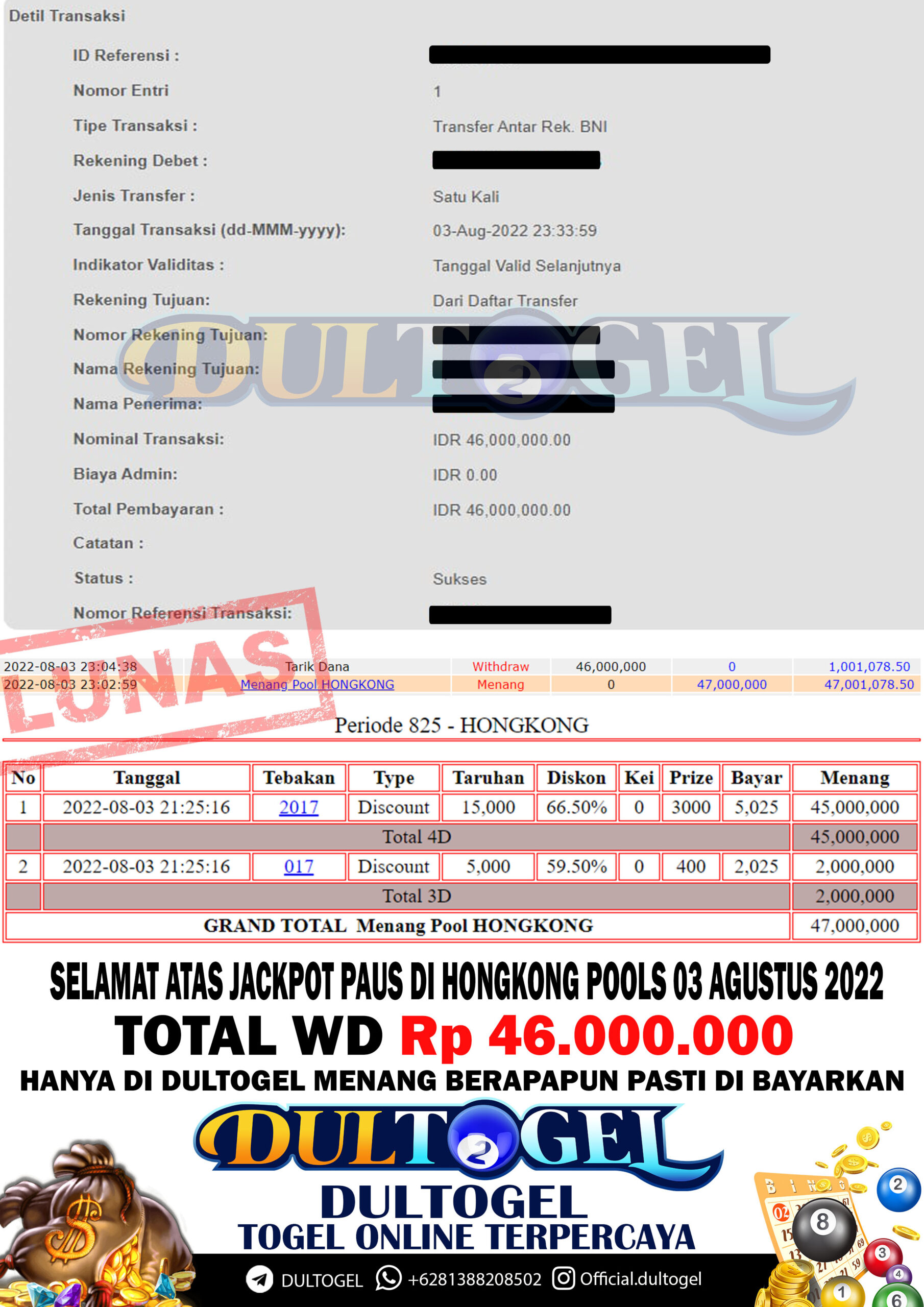 BUKTI JP DULTOGEL 03 AGUSTUS 2022