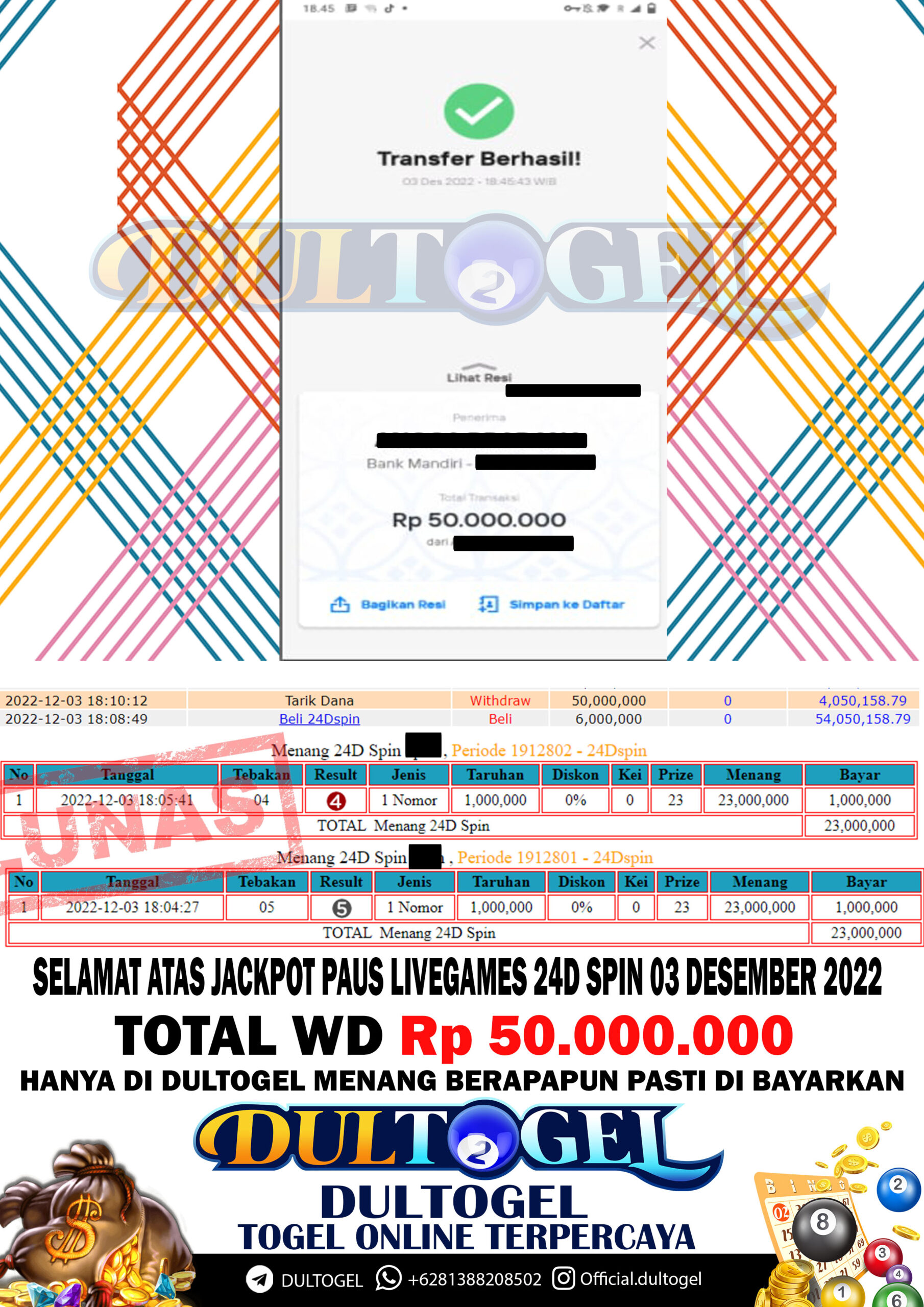 BUKTI JP DULTOGEL 03 DESEMBER 2022