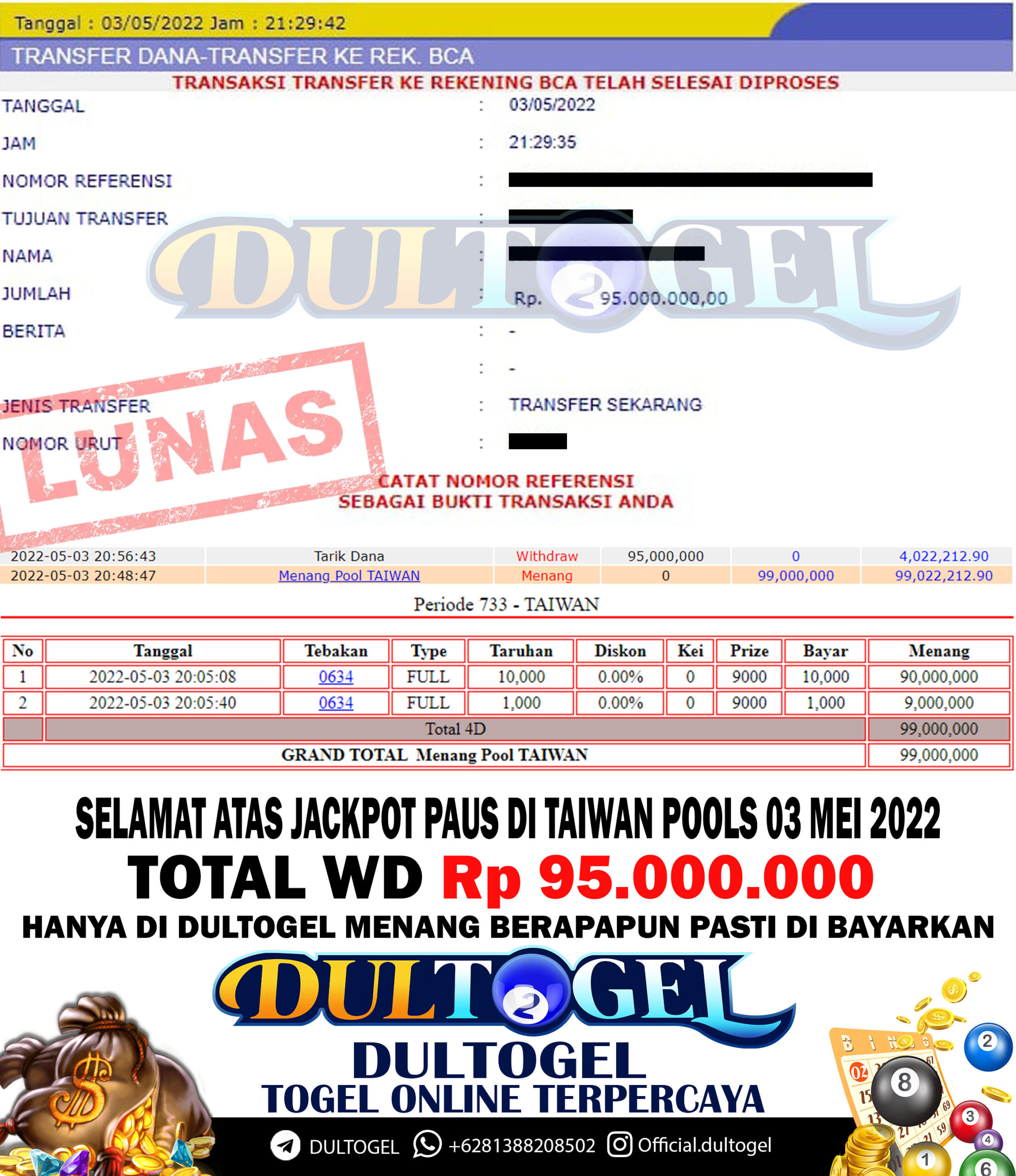 BUKTI JP DULTOGEL 03 MEI 2022