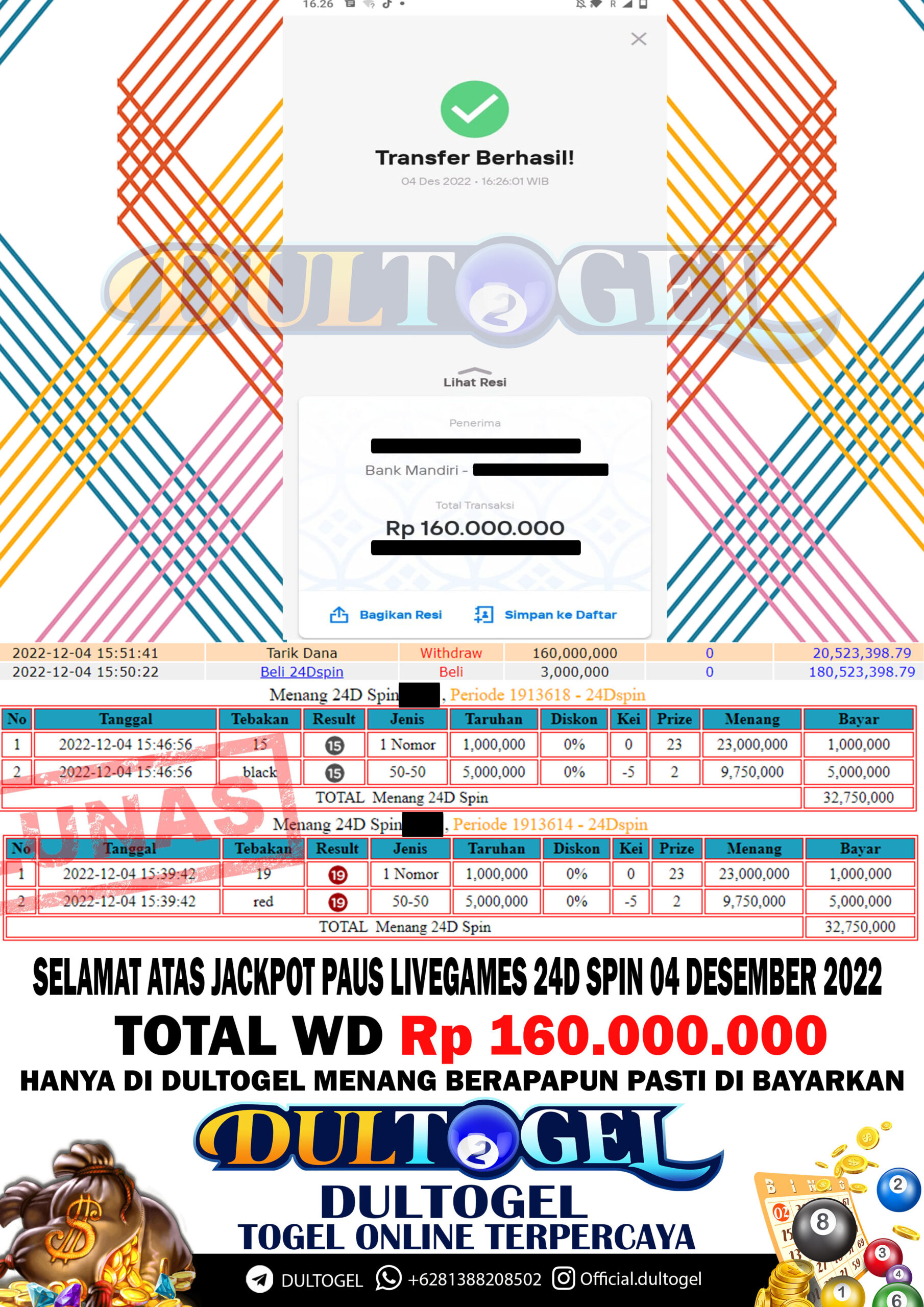 BUKTI JP DULTOGEL 04 DESEMBER 2022