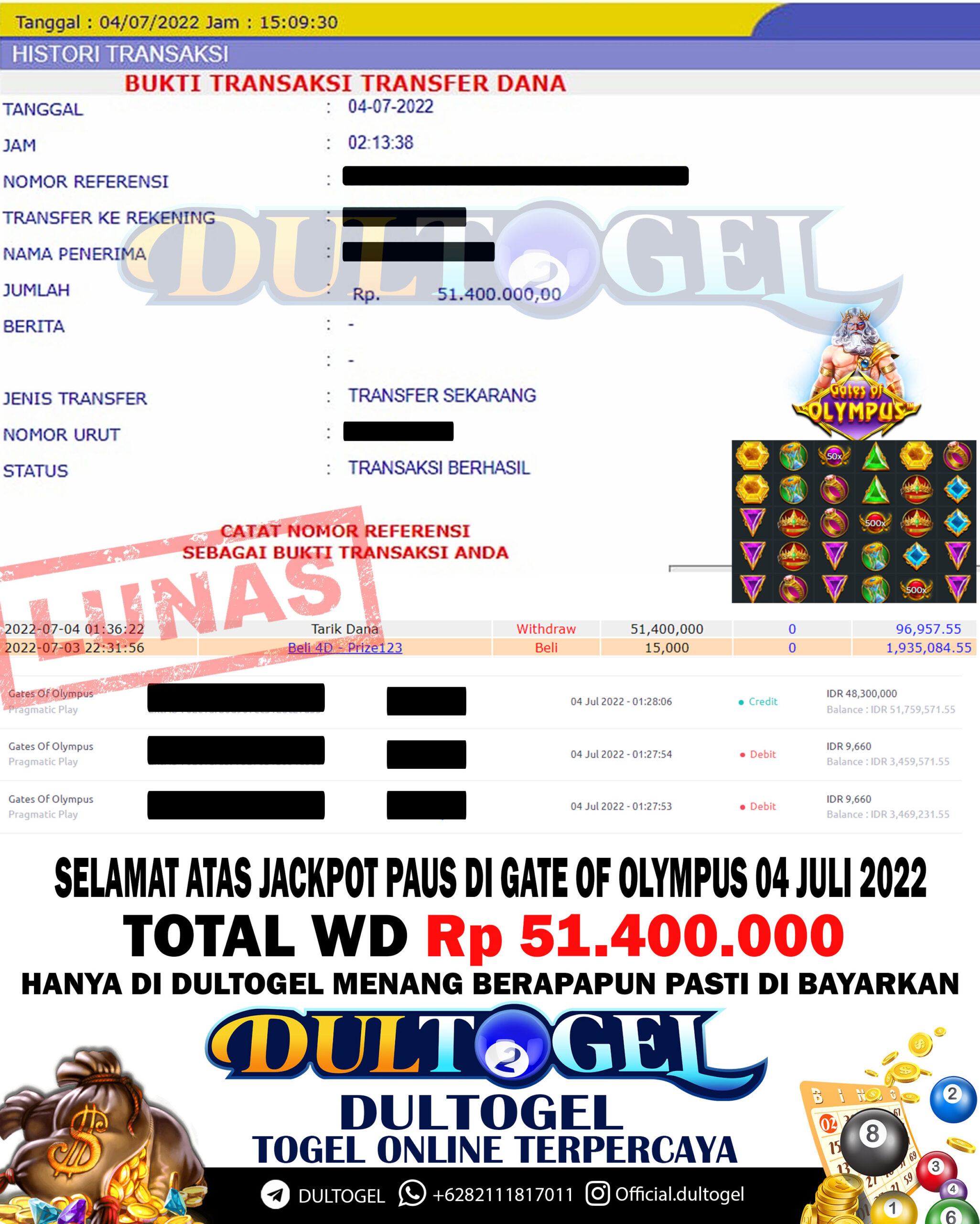 BUKTI JP DULTOGEL 4 JULI 2022