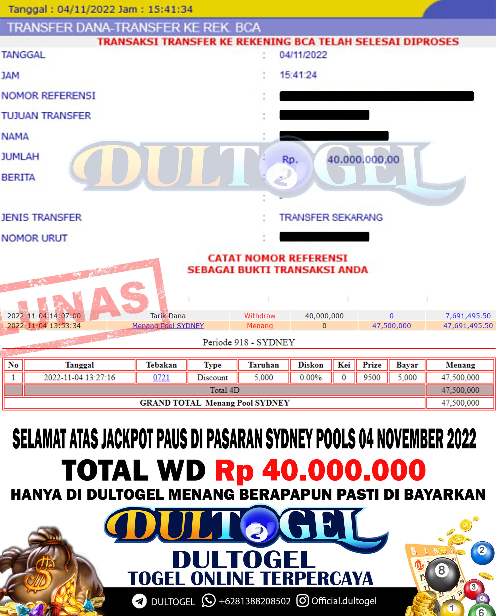 BUKTI JP DULTOGEL 04 NOVEMBER 2022