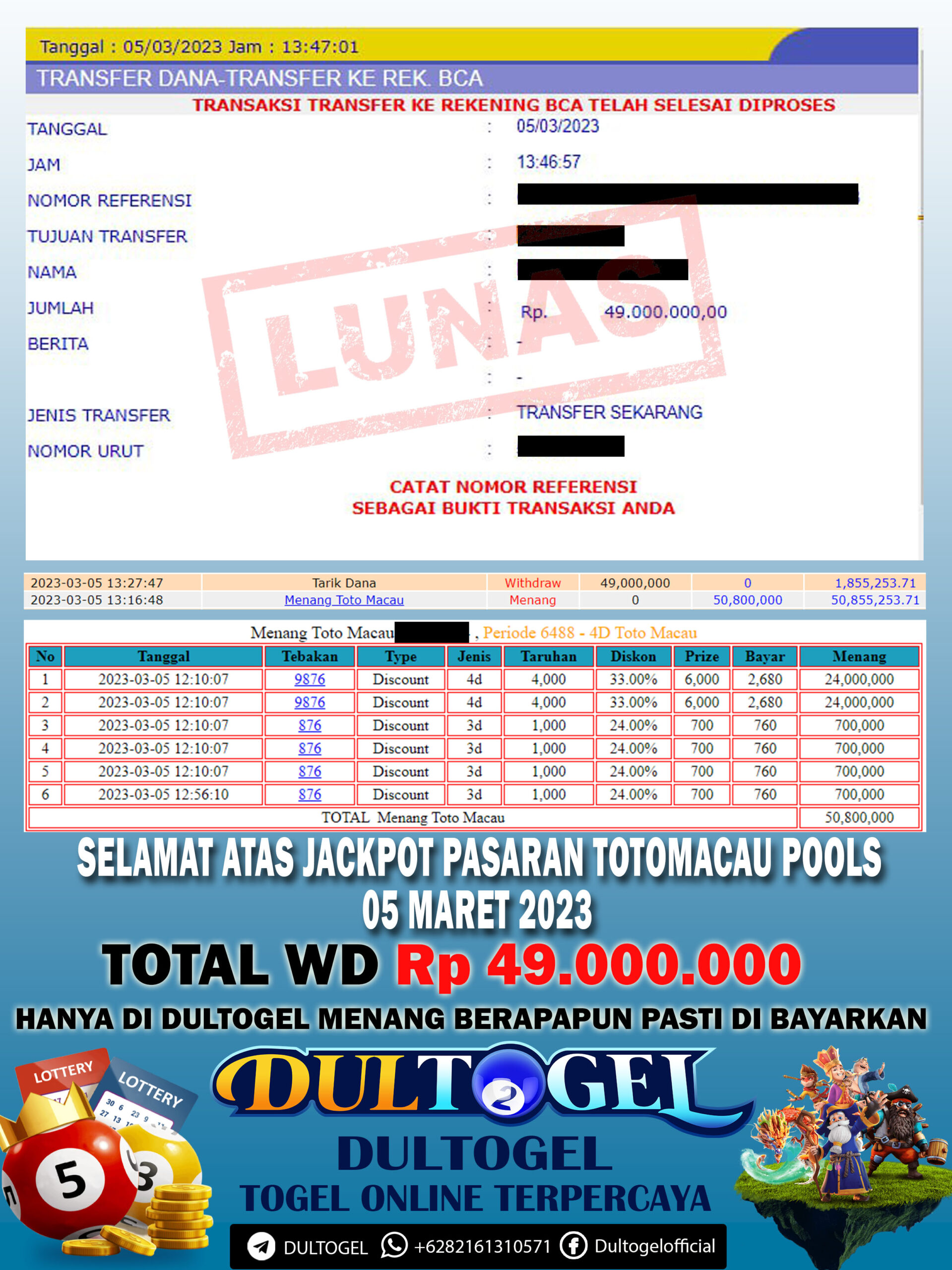 BUKTI JP DULTOGEL 05 MARET 2023