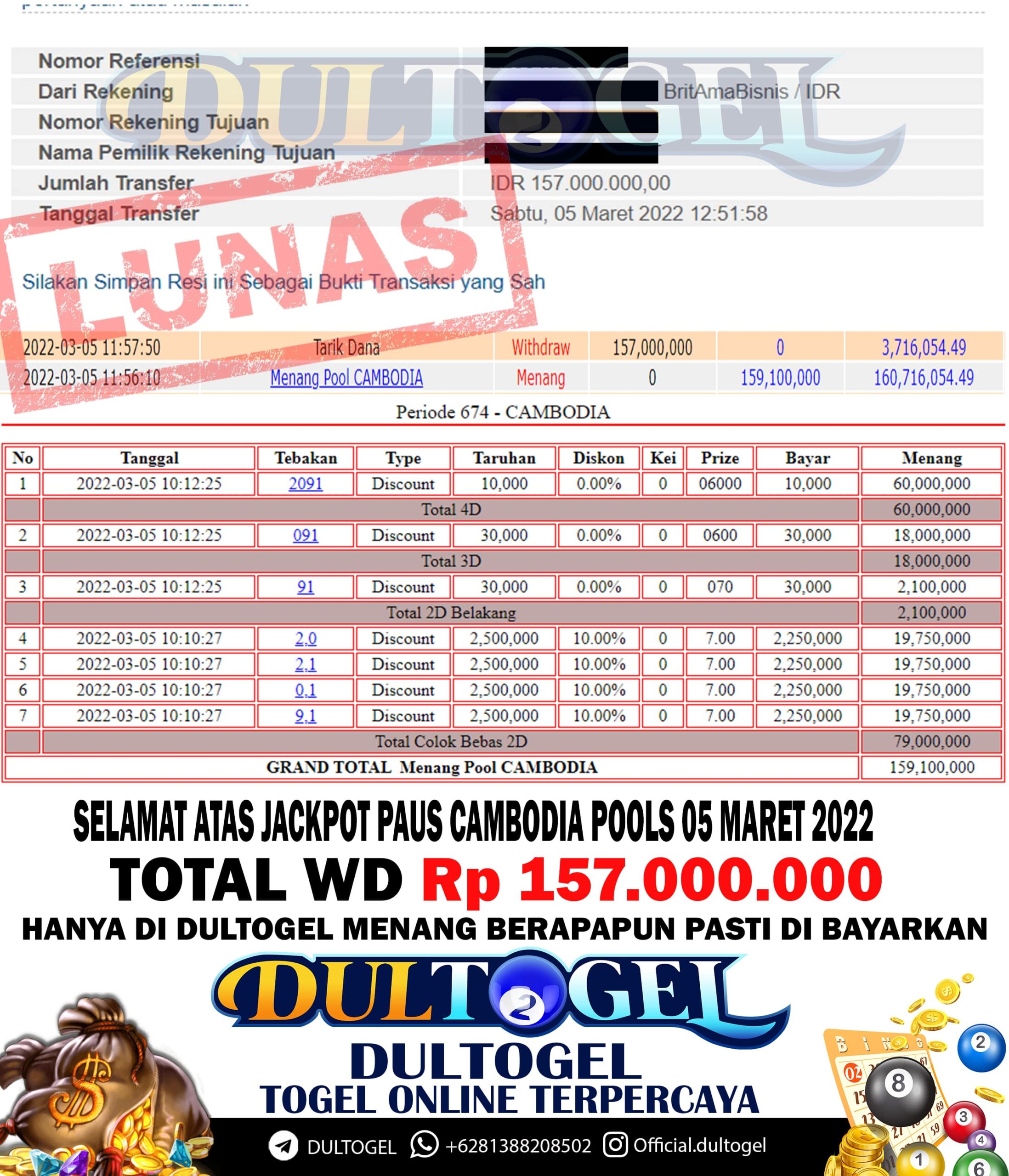 BUKTI JP DULTOGEL 5 MARET 2022