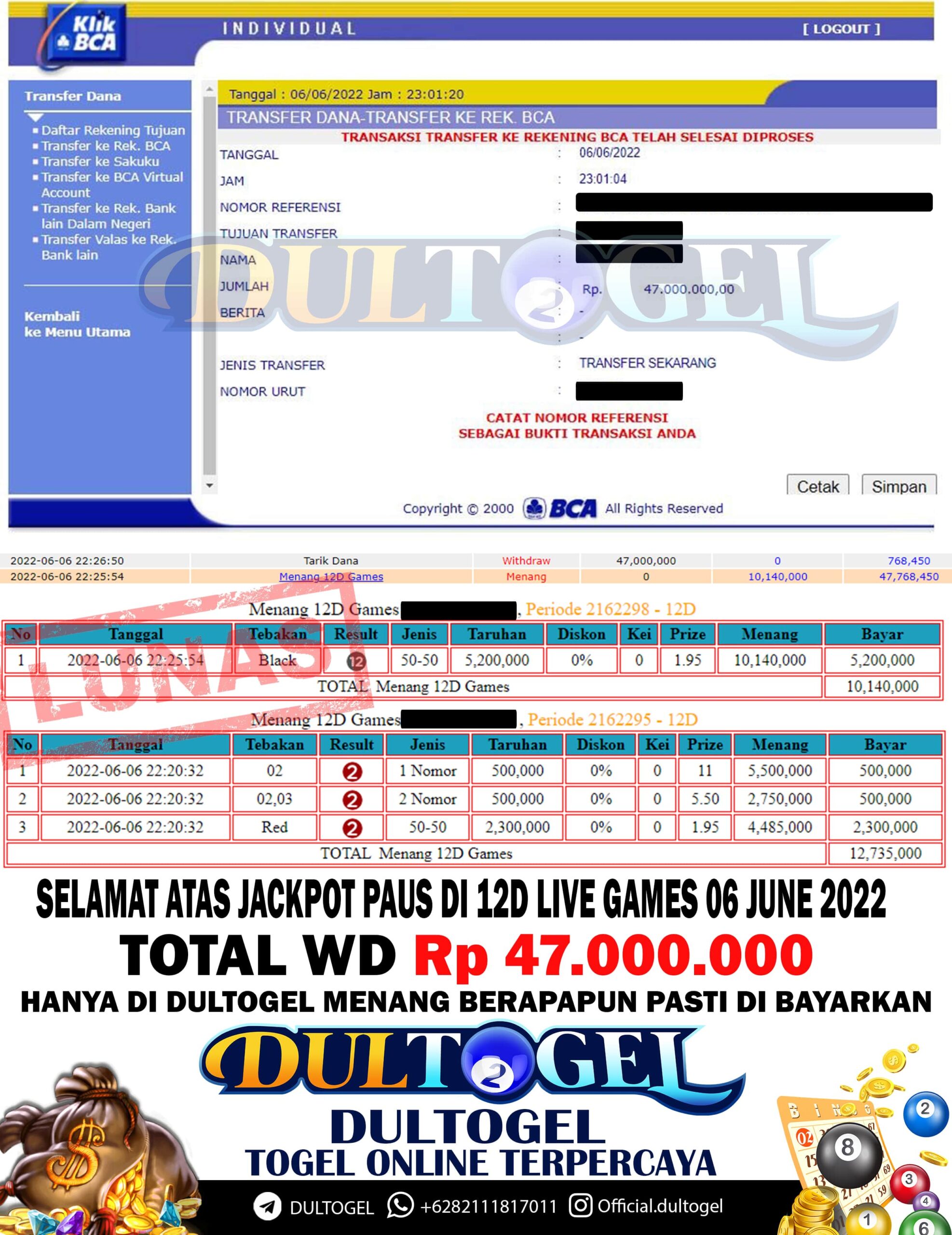 BUKTI JP DULTOGEL 6 JUNI 2022
