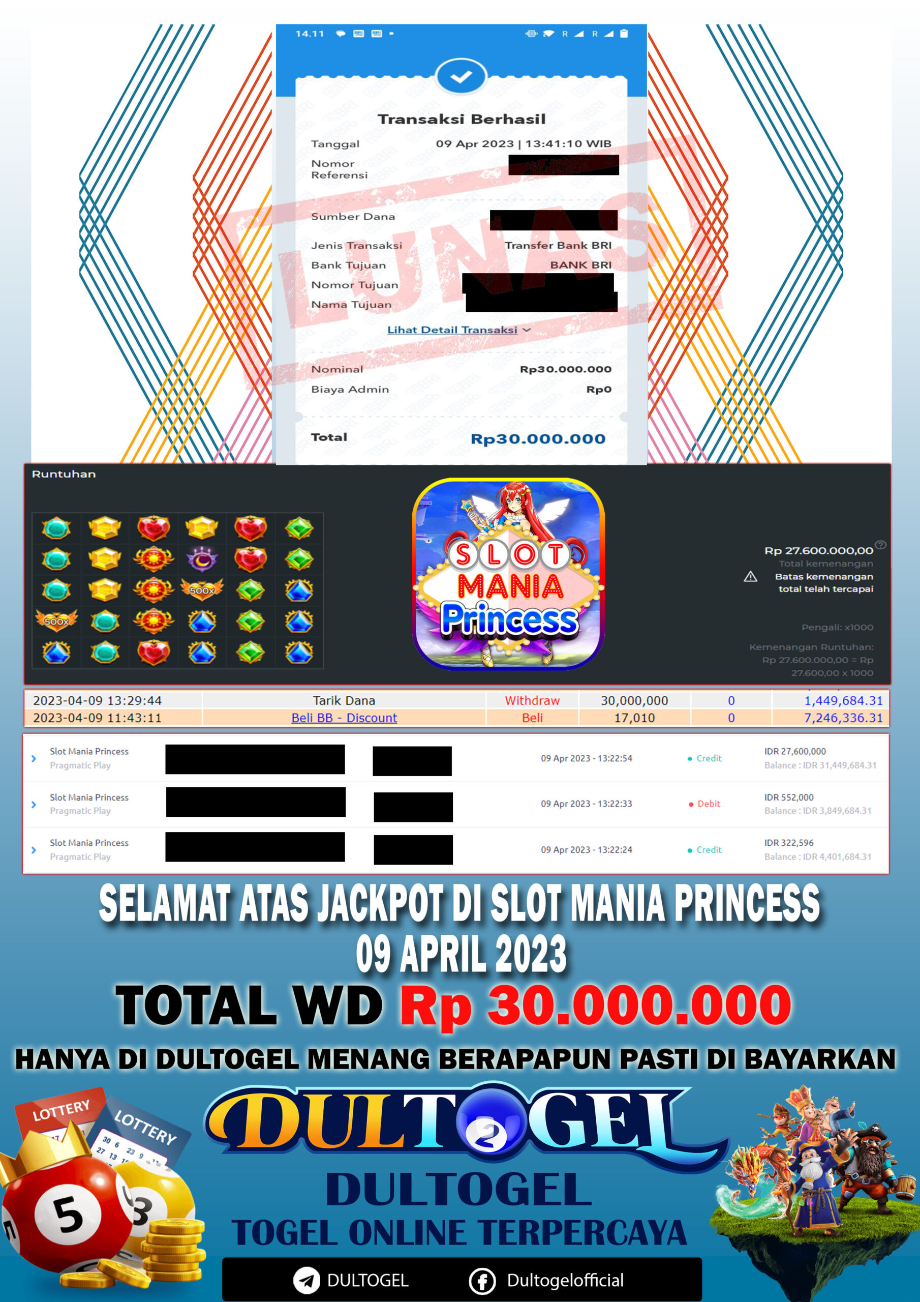 BUKTI JP DULTOGEL 09 APRIL 2023
