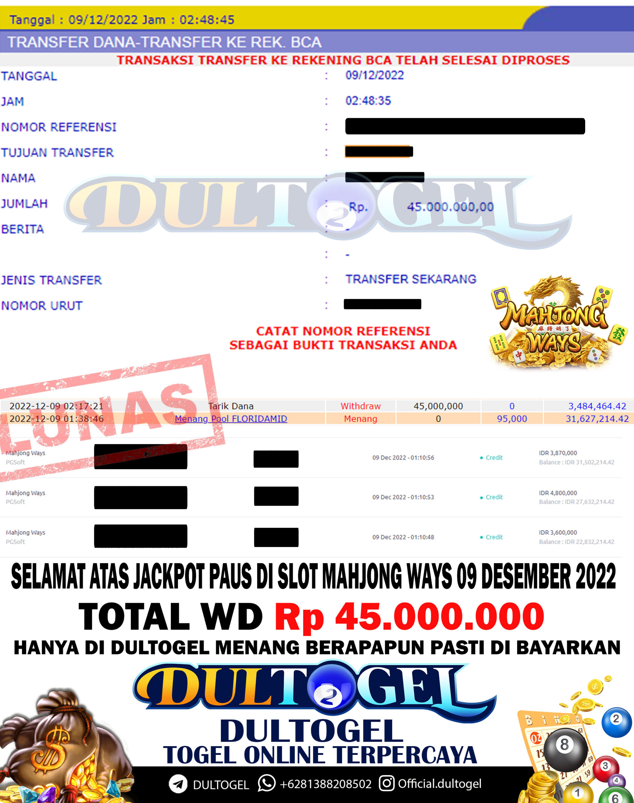 BUKTI JP DULTOGEL 09 DESEMBER 2022