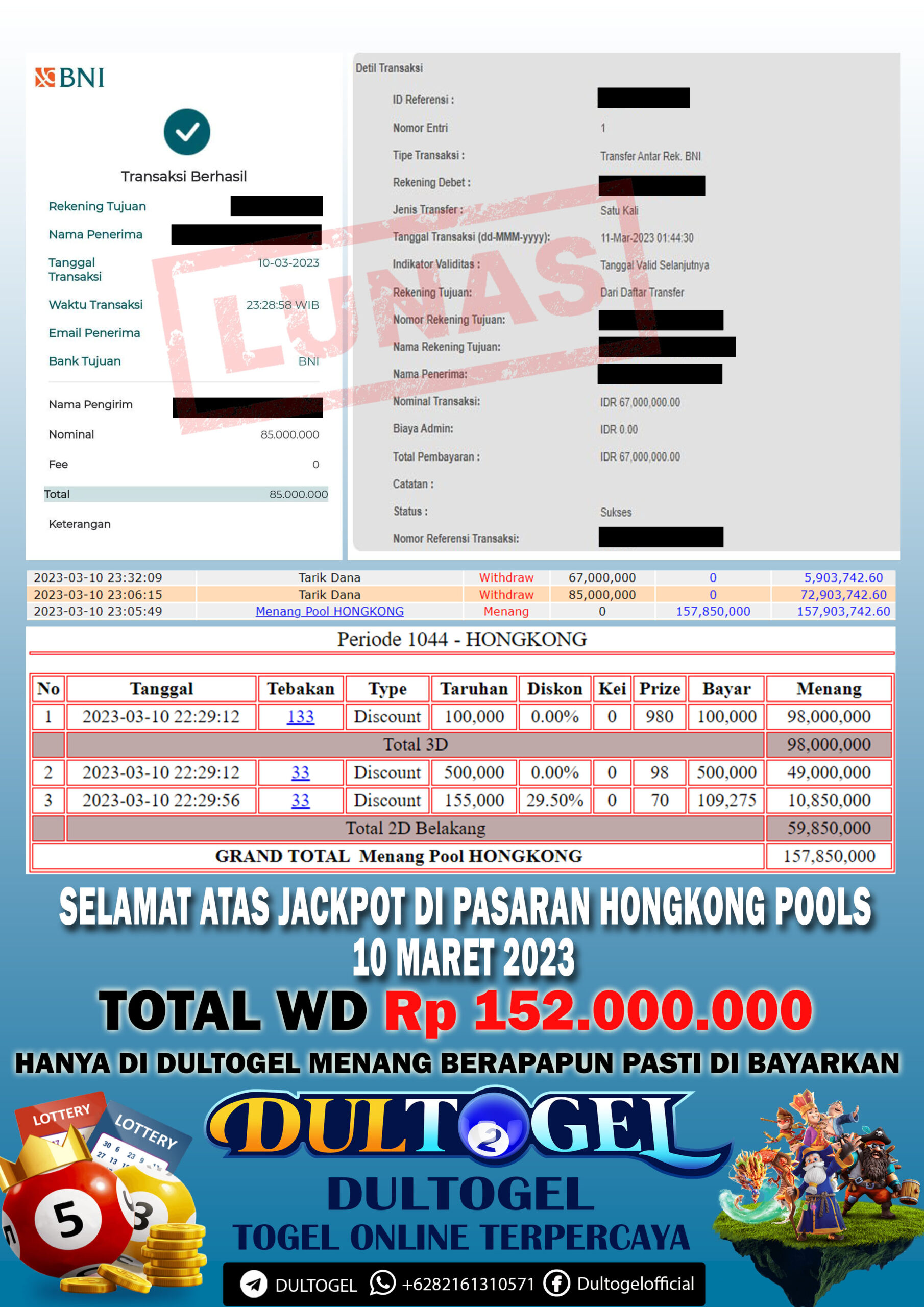 BUKTI JP DULTOGEL 10 MARET 2023