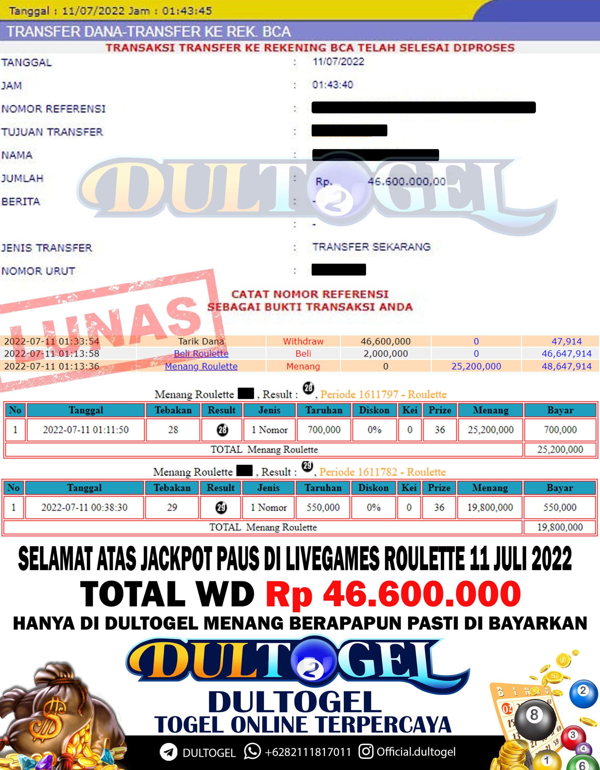 BUKTI JP DULTOGEL 11 JULI 2022