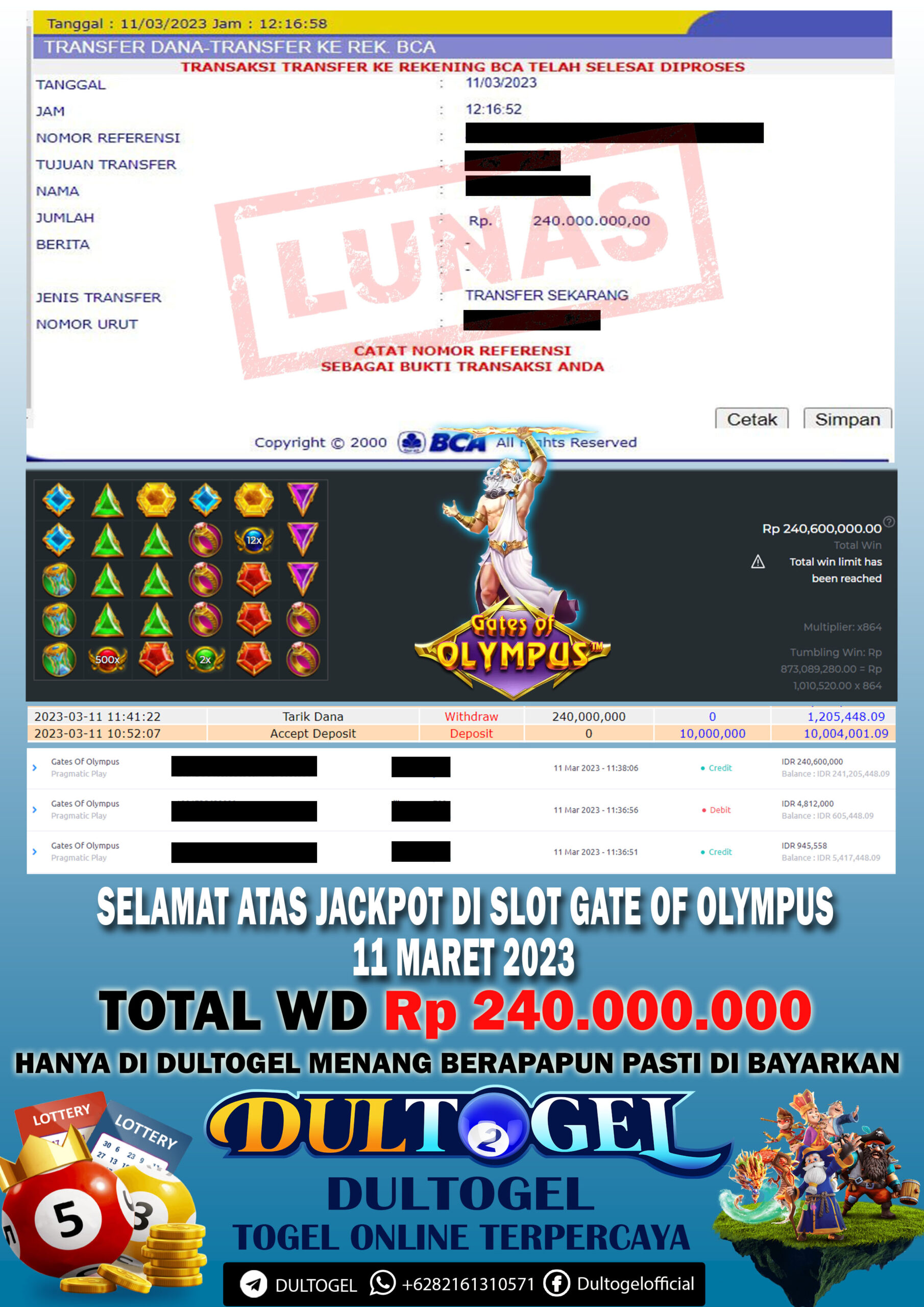 BUKTI JP DULTOGEL 11 MARET 2023