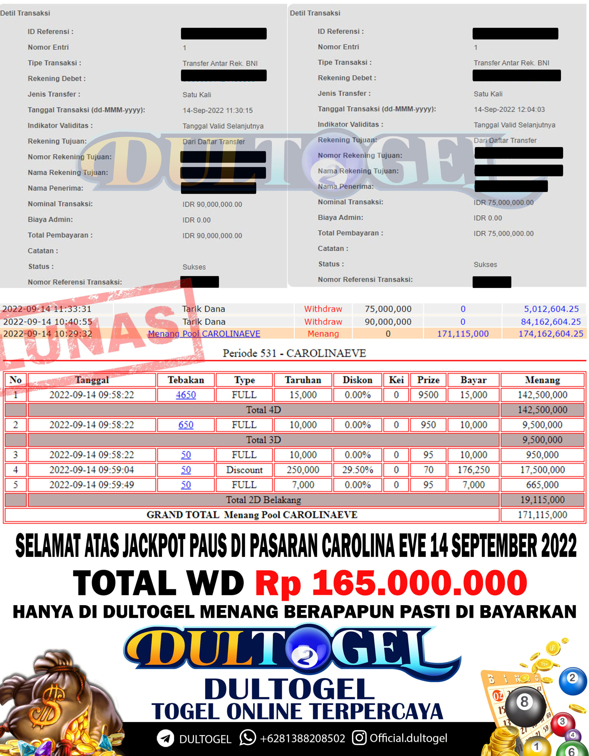 BUKTI JP DULTOGEL 14 SEPTEMBER 2022