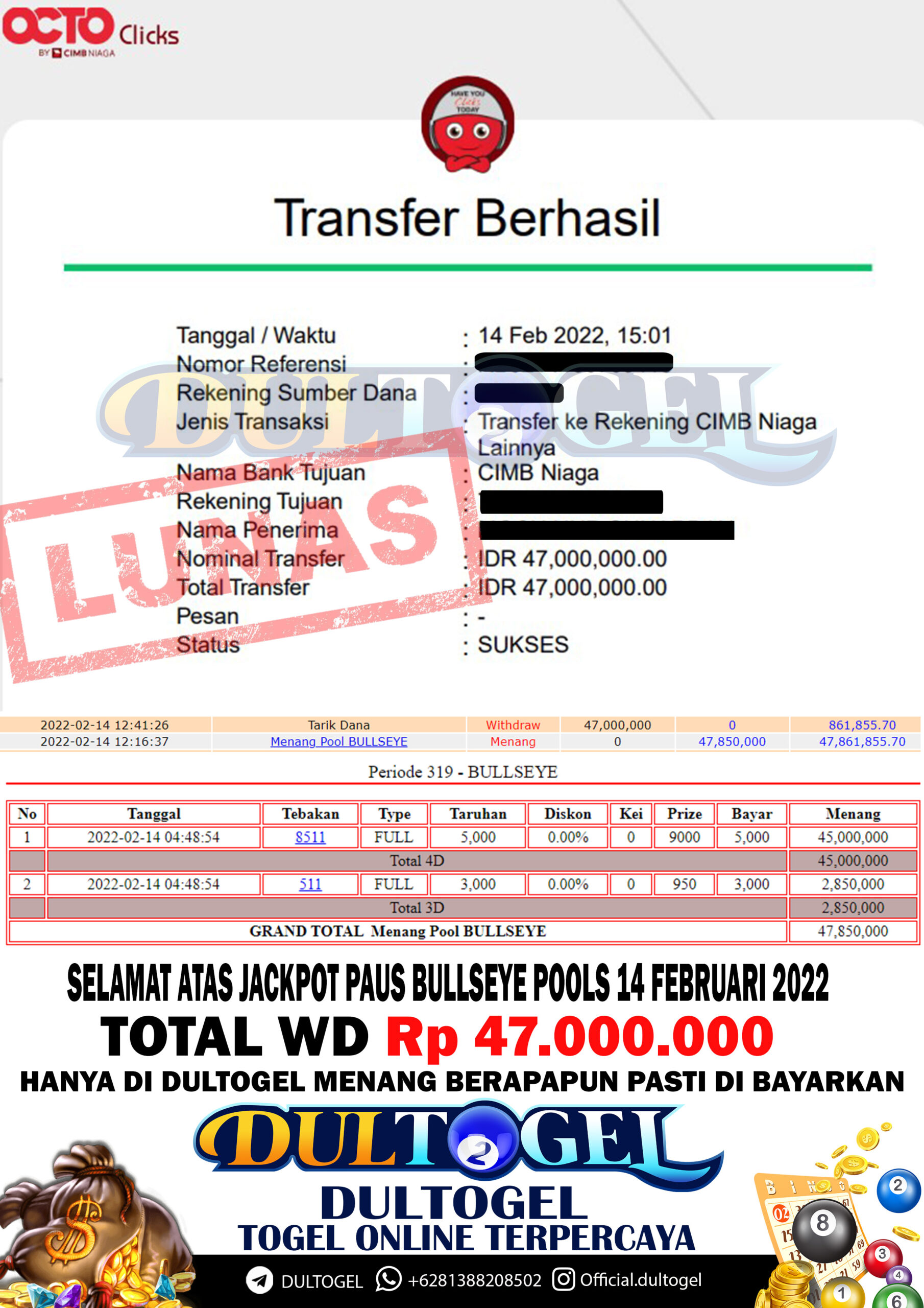 BUKTI JP DULTOGEL 14 FEBRUARI 2022