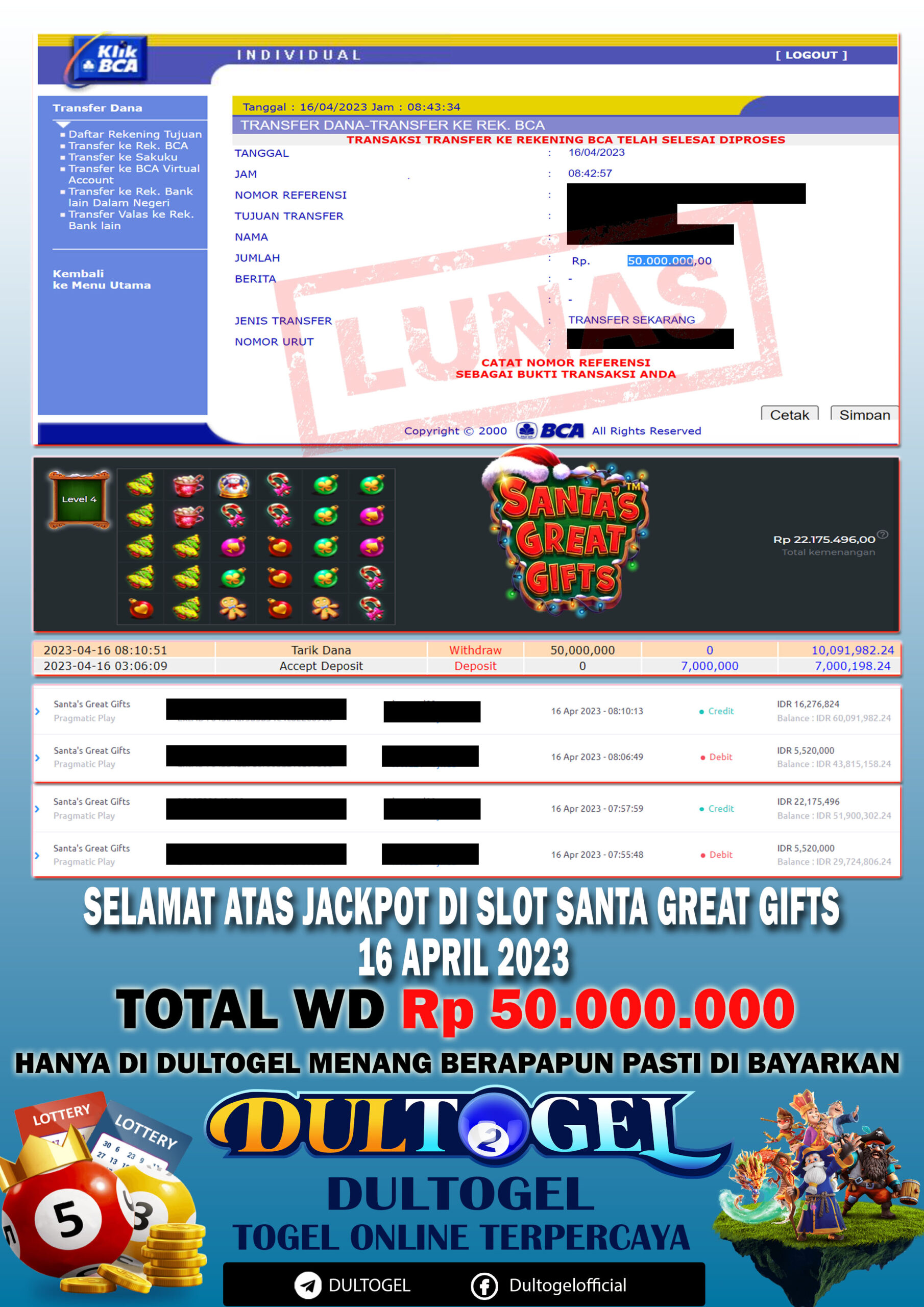 BUKTI JP DULTOGEL 16 APRIL 2023