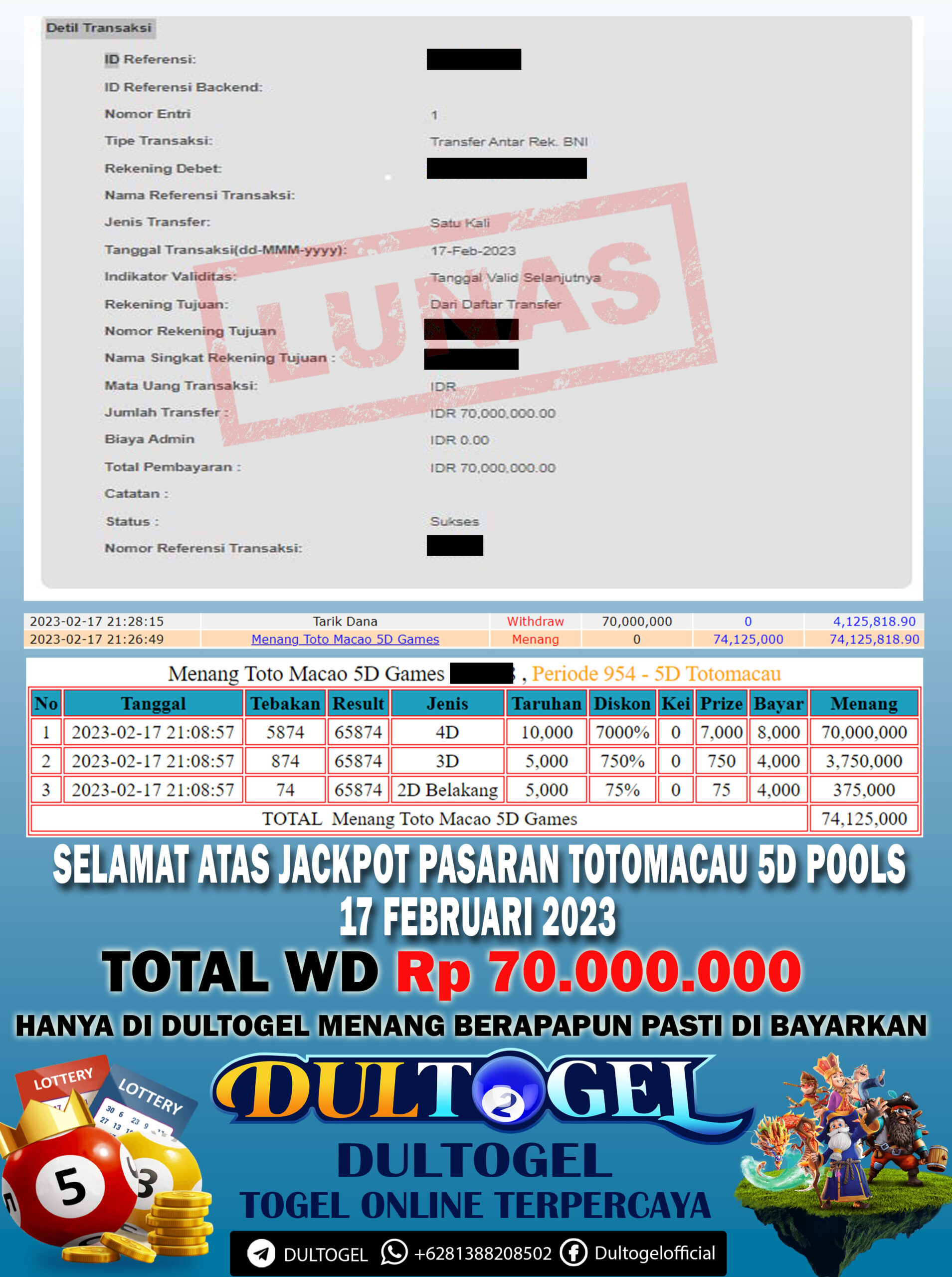 BUKTI JP DULTOGEL 17 FEBRUARI 2023