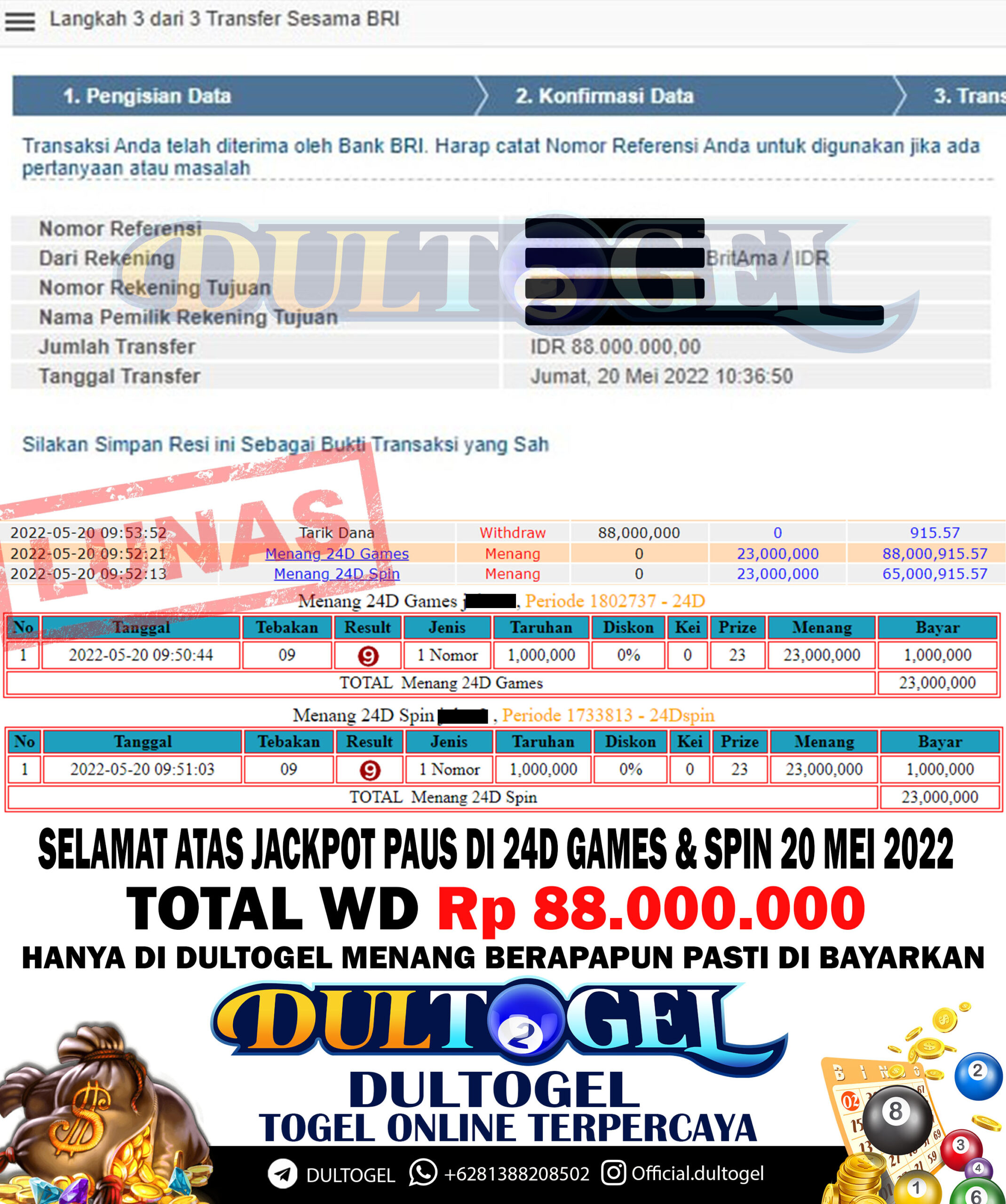 BUKTI JP DULTOGEL 20 MEI 2022