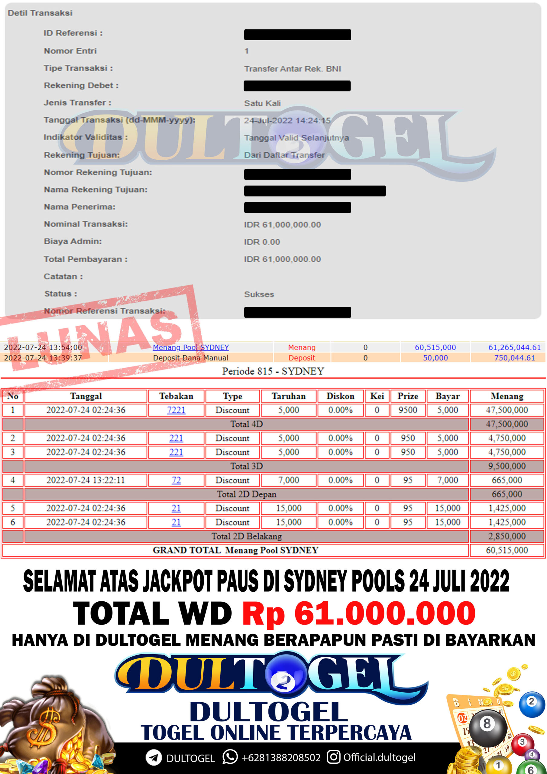 BUKTI JP DULTOGEL 24 JULI 2022