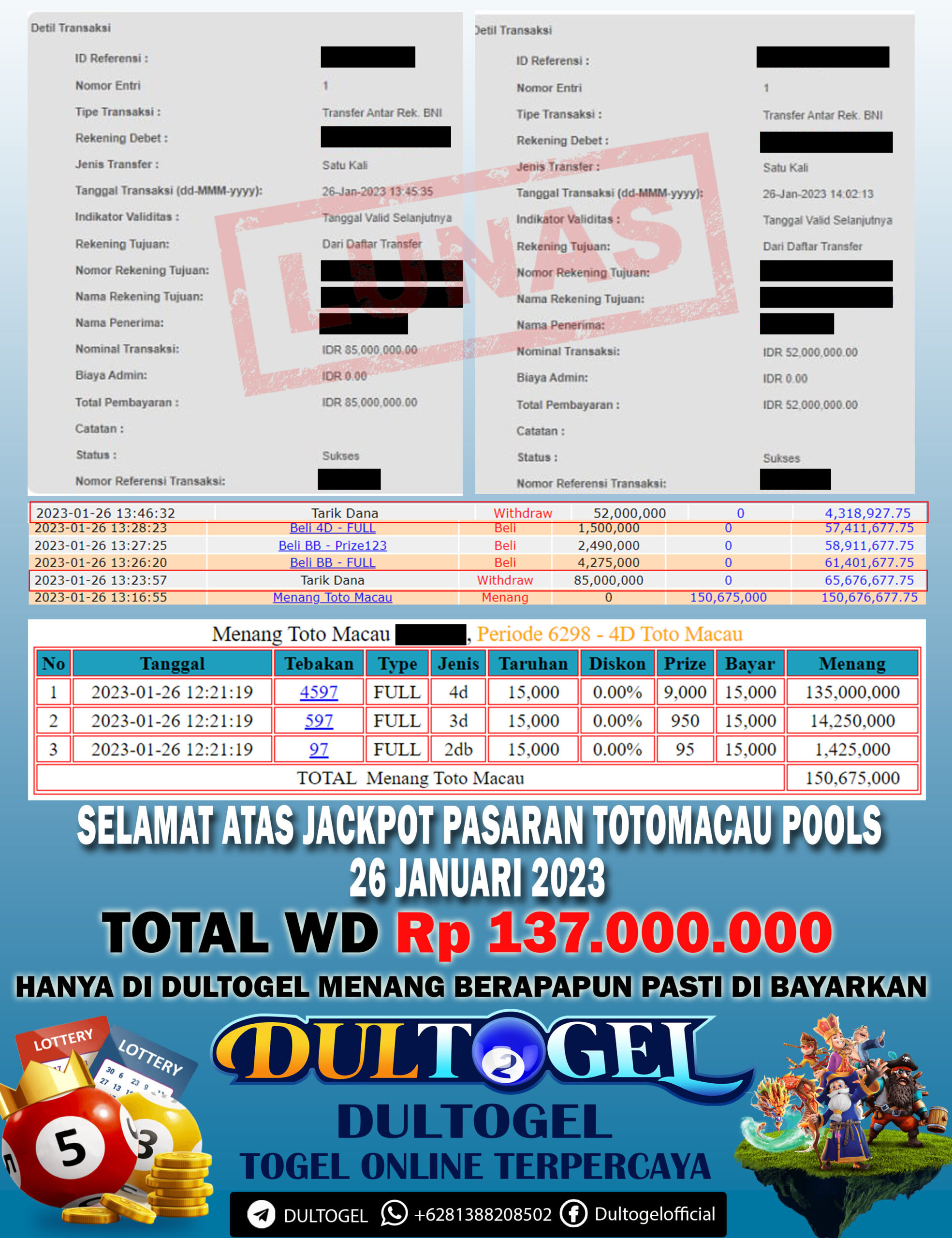 BUKTI JP DULTOGEL 26 JANUARI 2023