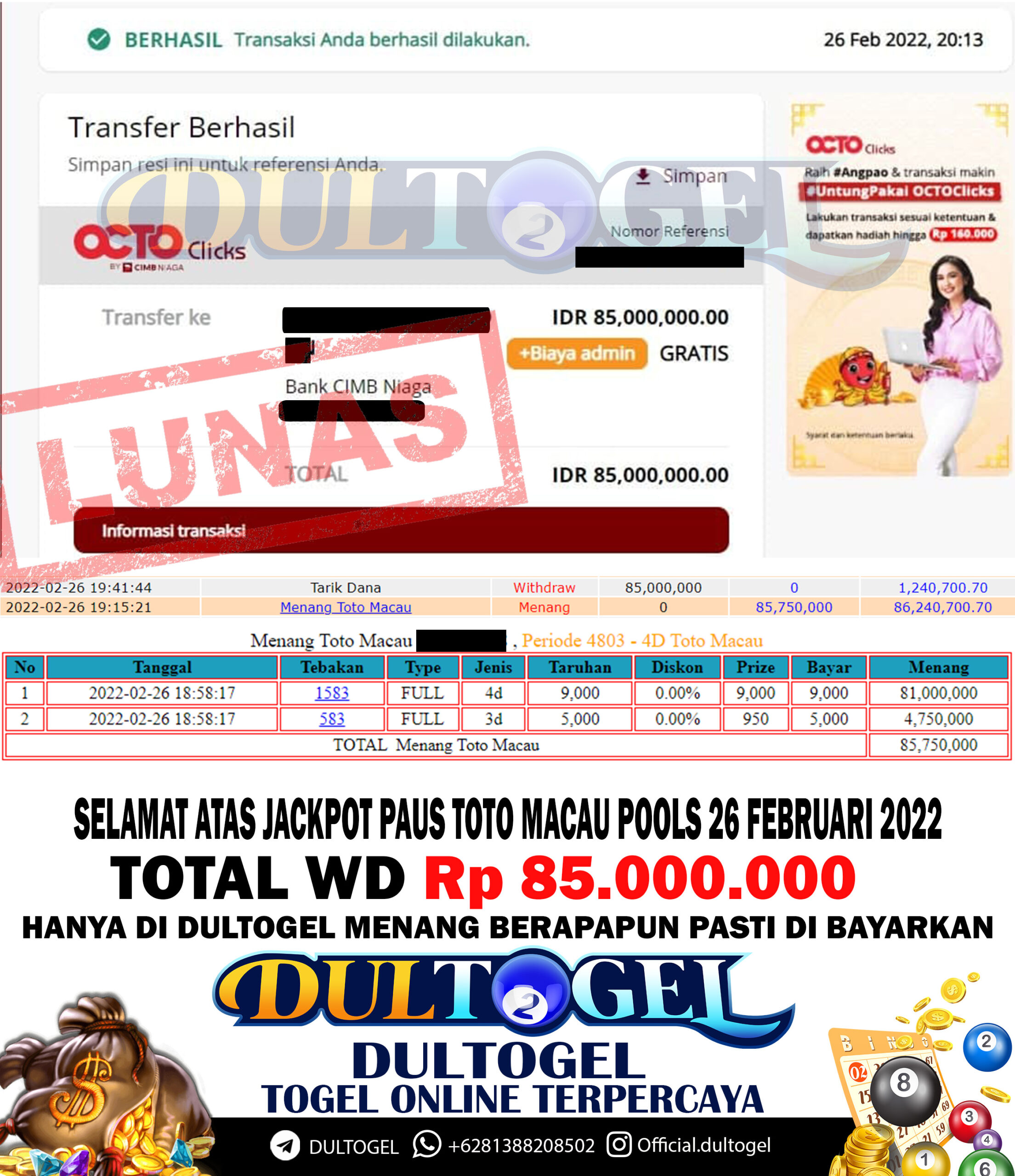 BUKTI JP DULTOGEL 26 FEBRUARI 2022