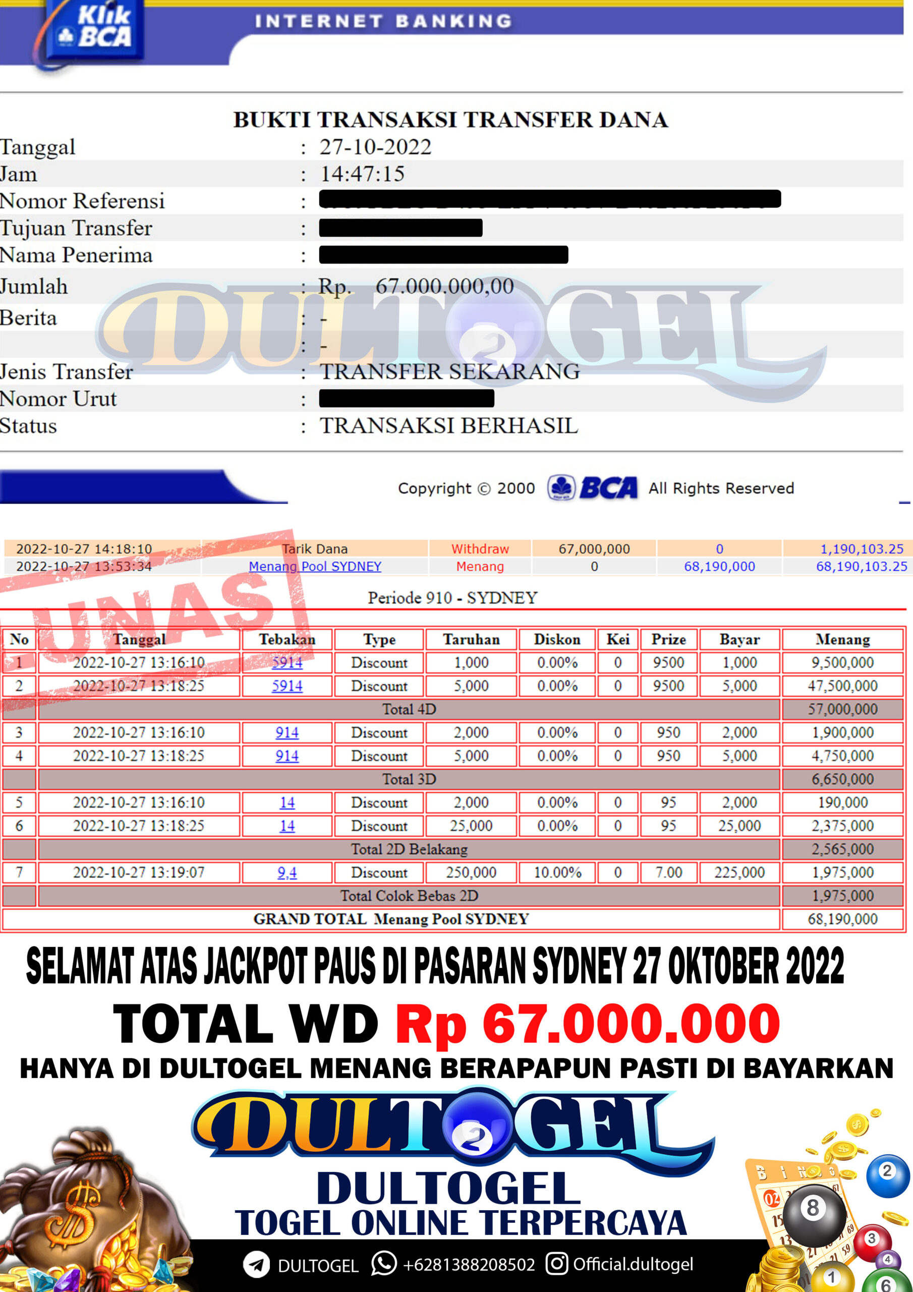 BUKTI JP DULTOGEL 27 OKTOBER 2022