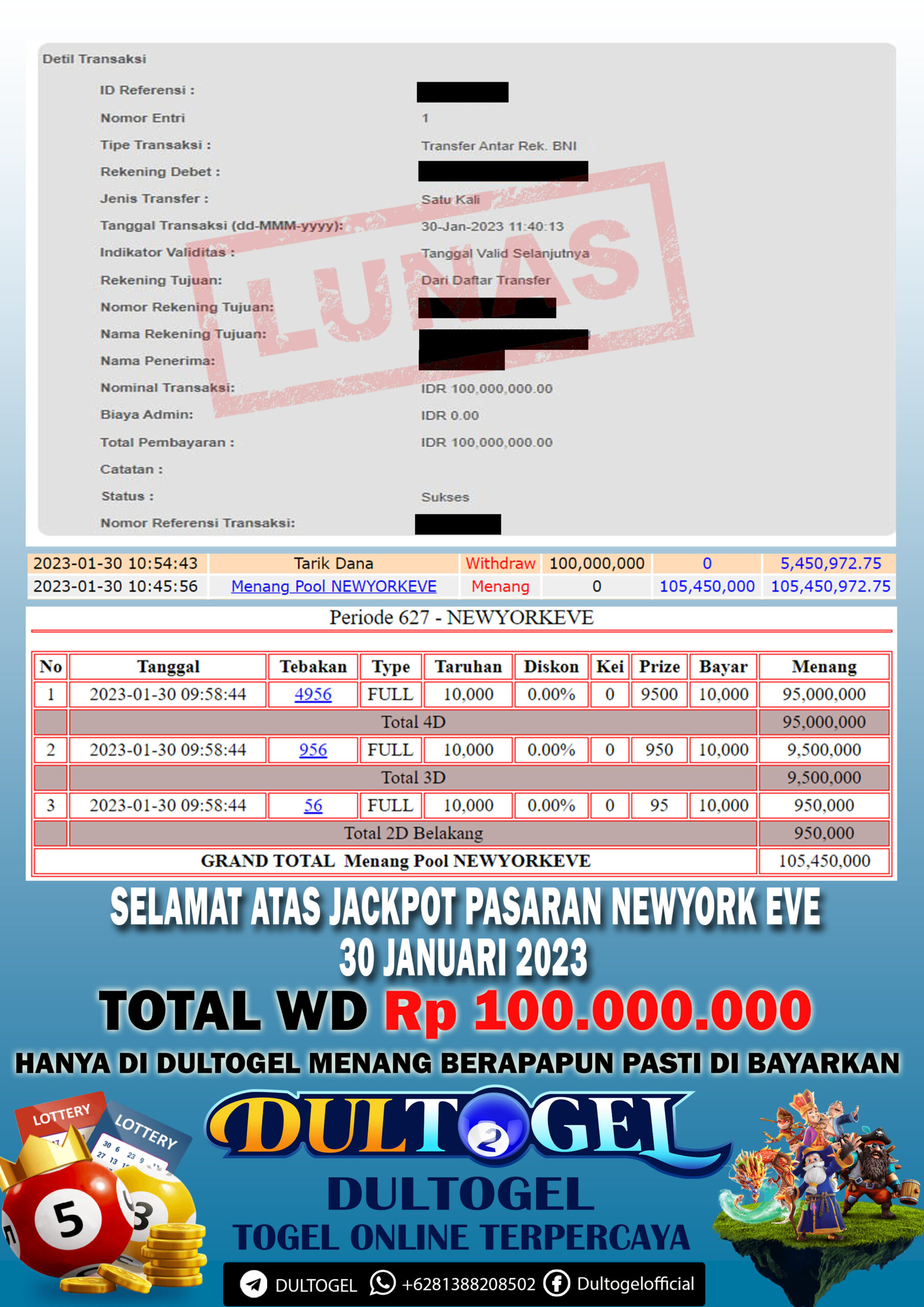 BUKTI JP DULTOGEL 30 JANUARI 2023
