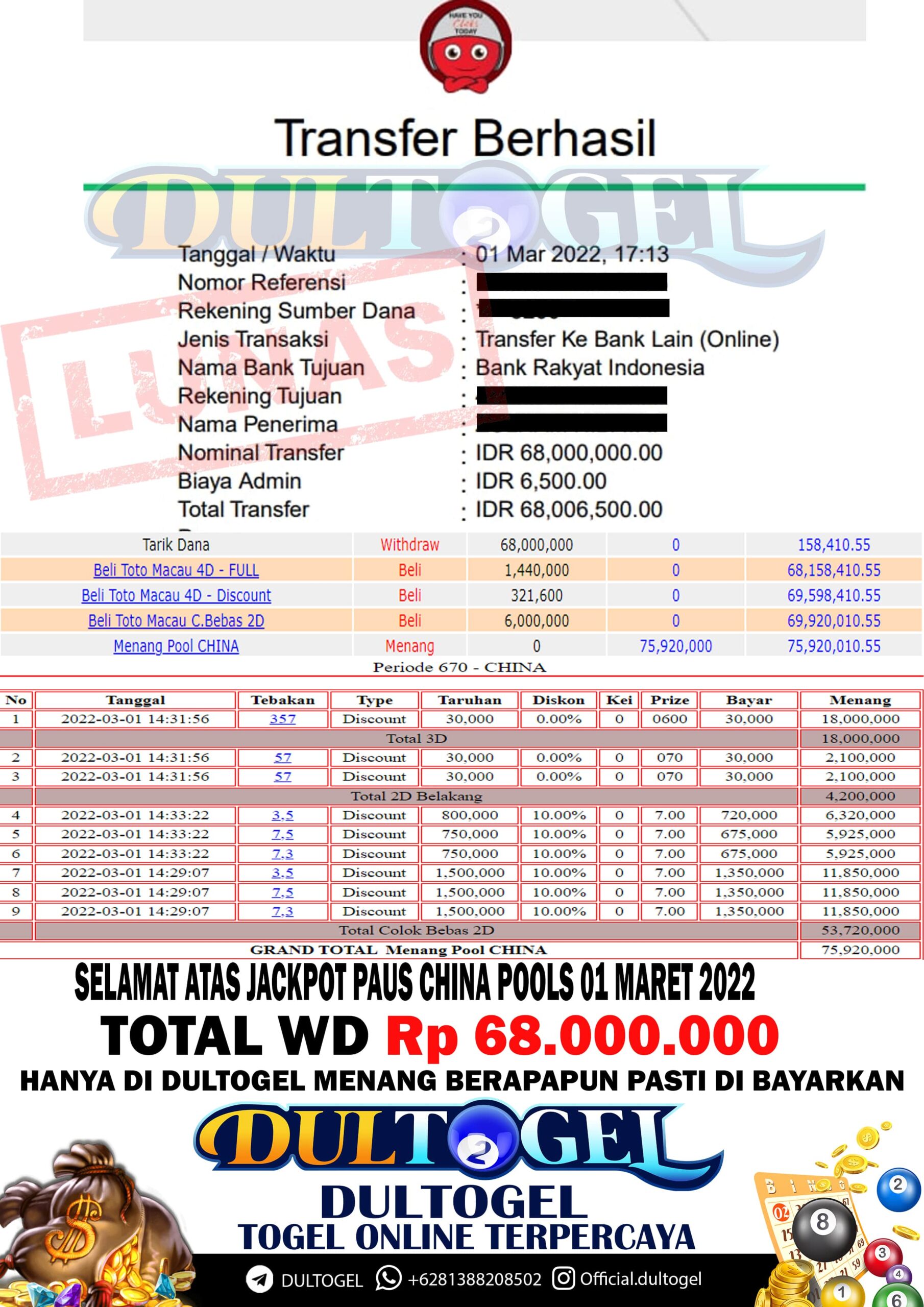 BUKTI JP DULTOGEL 1 MARET 2022