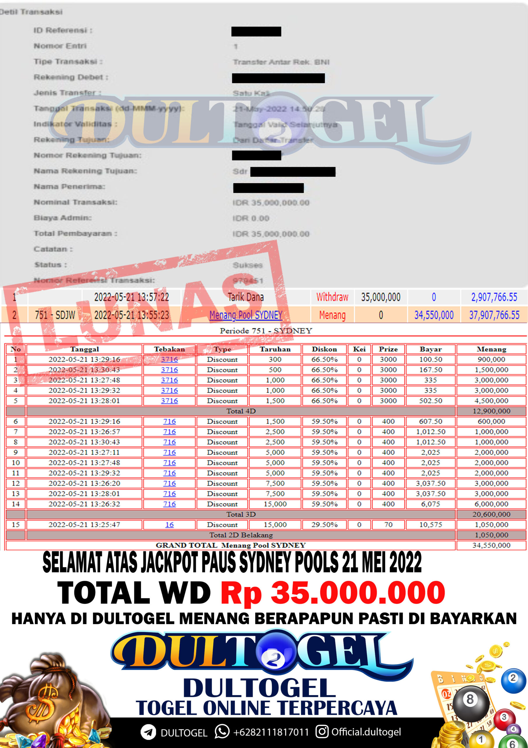 BUKTI JP DULTOGEL 21 MEI 2022