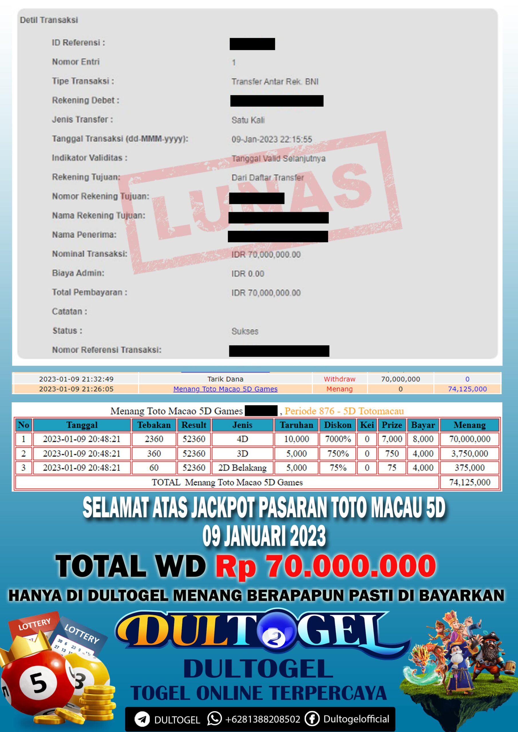 BUKTI JP DULTOGEL 09 JANUARI 2023