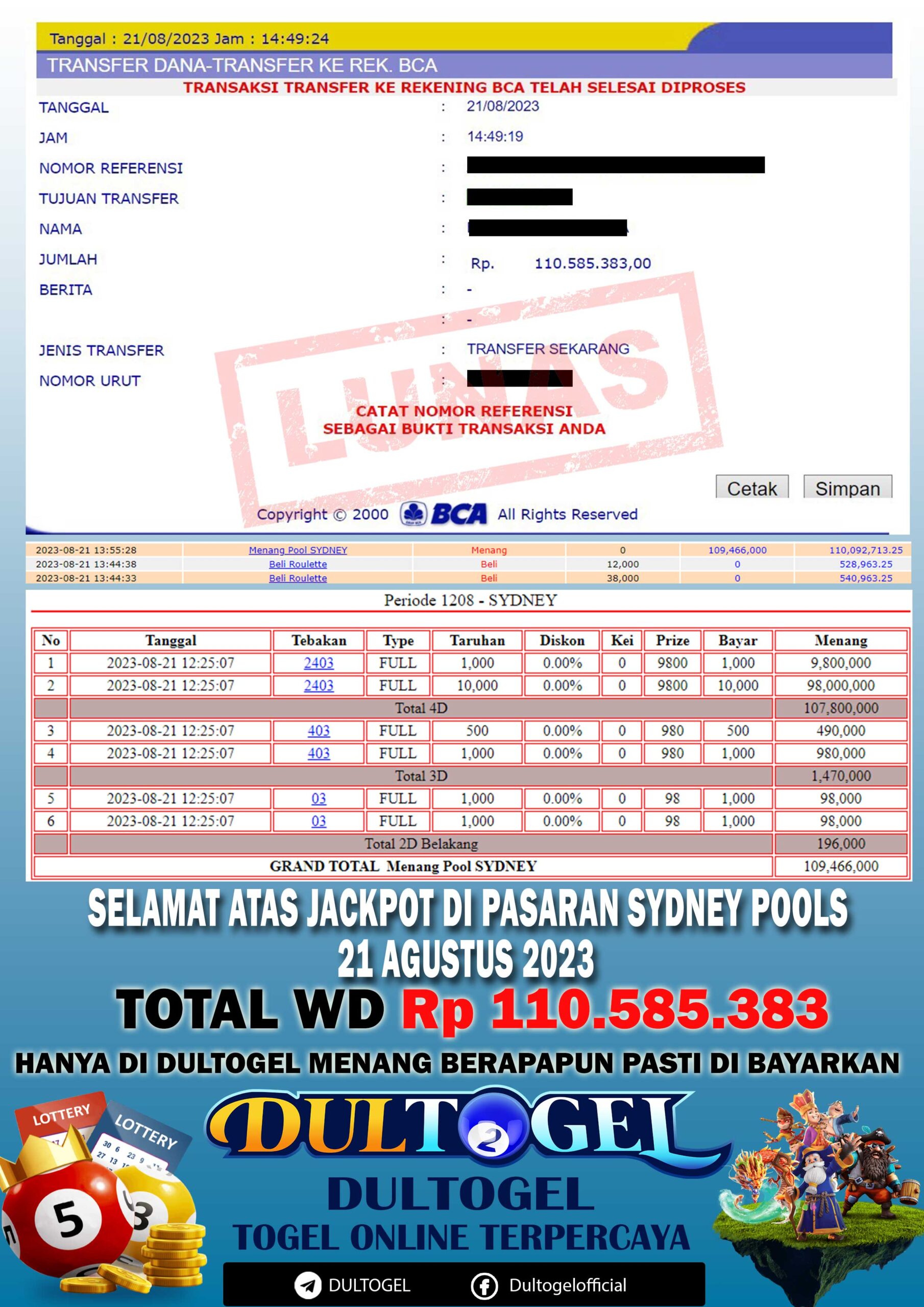 BUKTI JP DULTOGEL 21 AGUSTUS 2023