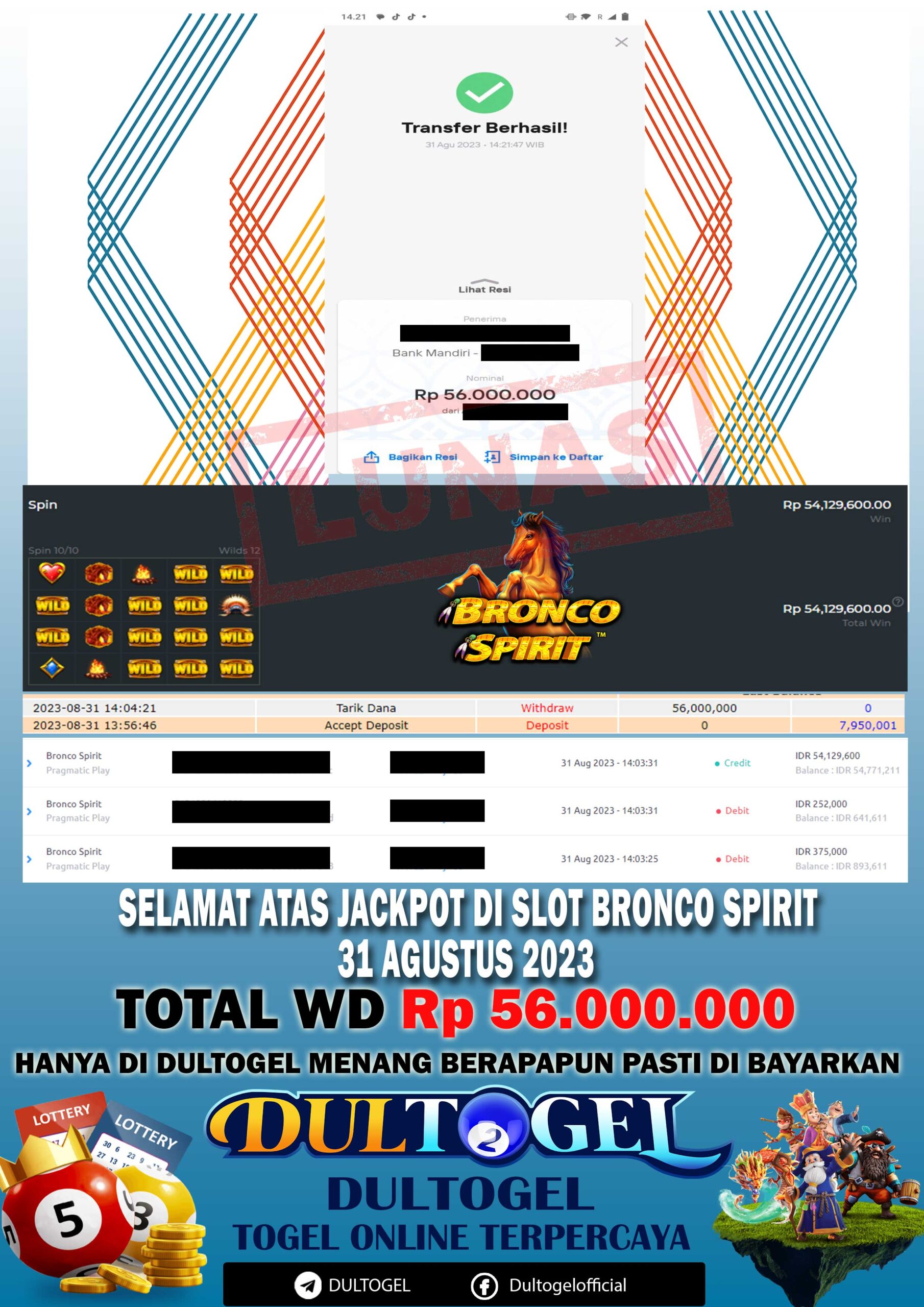 BUKTI JP DULTOGEL 31 AGUSTUS 2023