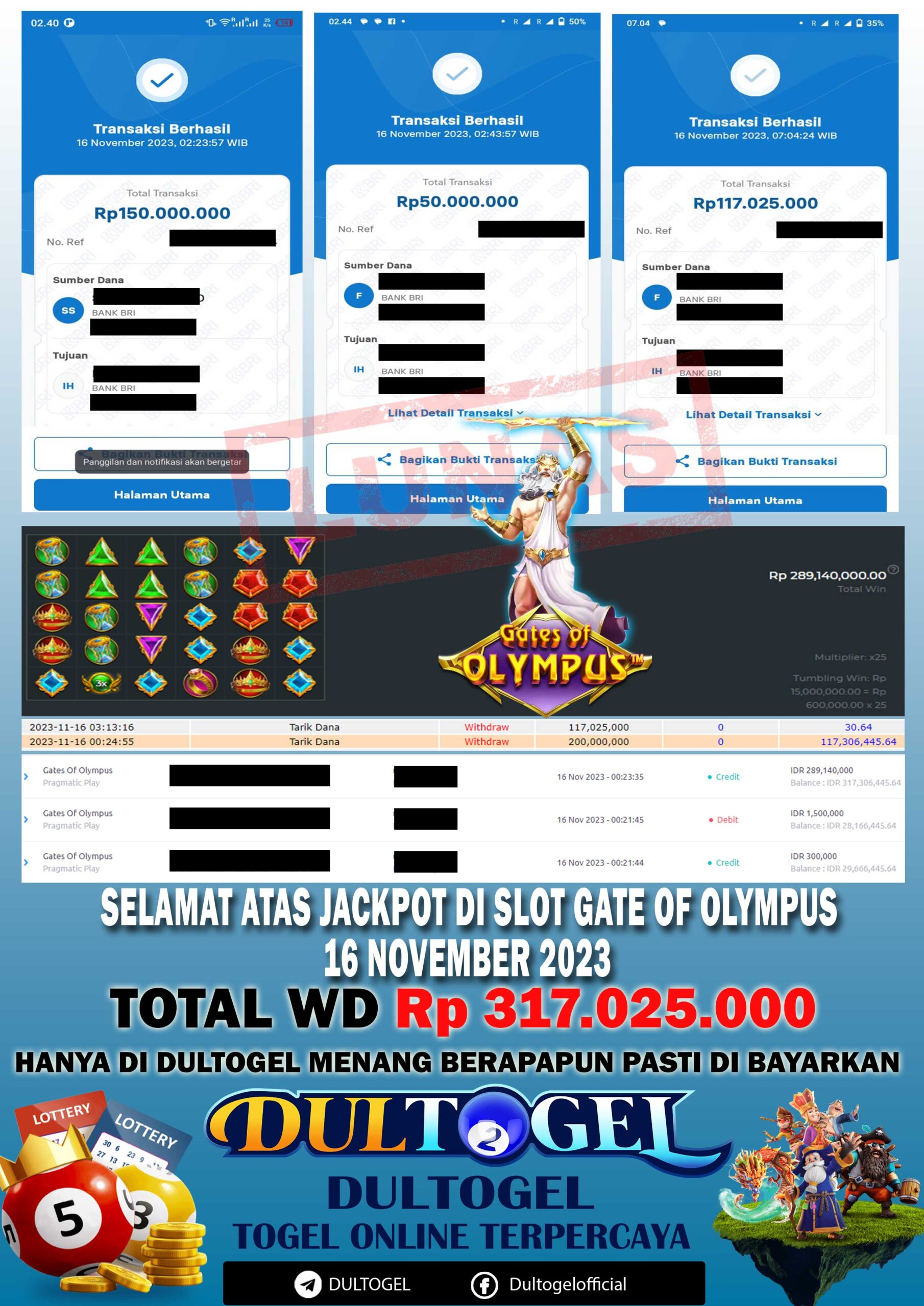 BUKTI JP DULTOGEL 16 NOVEMBER 2023