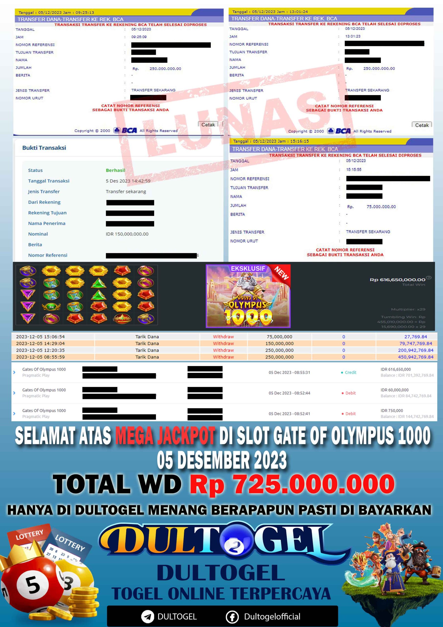 BUKTI JP DULTOGEL 05 DESEMBER 2023
