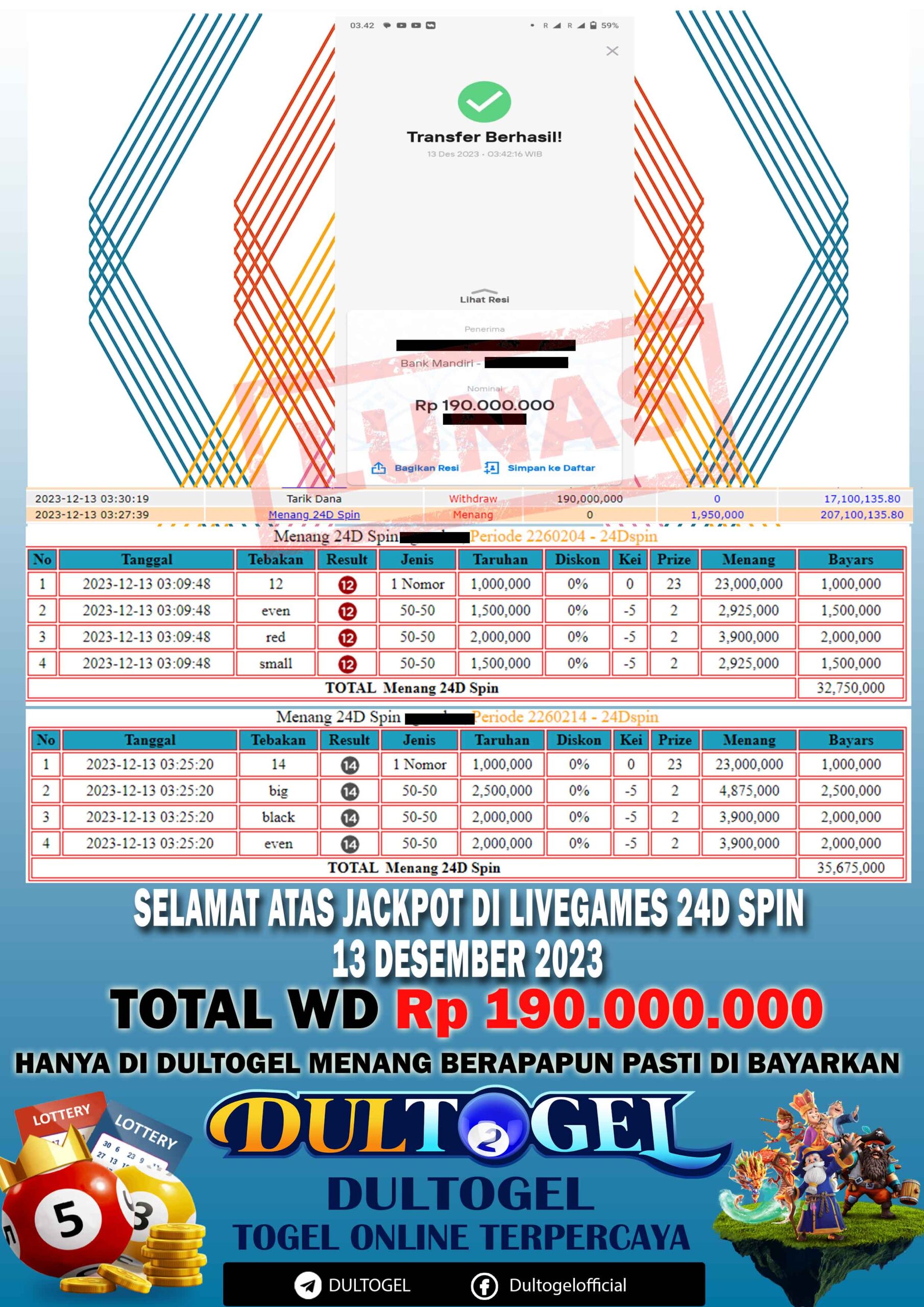 BUKTI JP DULTOGEL 13 DESEMBER 2023