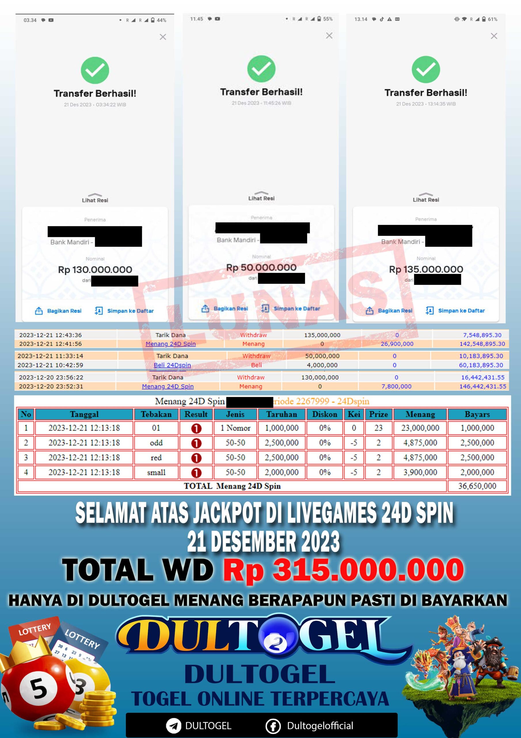BUKTI JP DULTOGEL 21 DESEMBER 2023