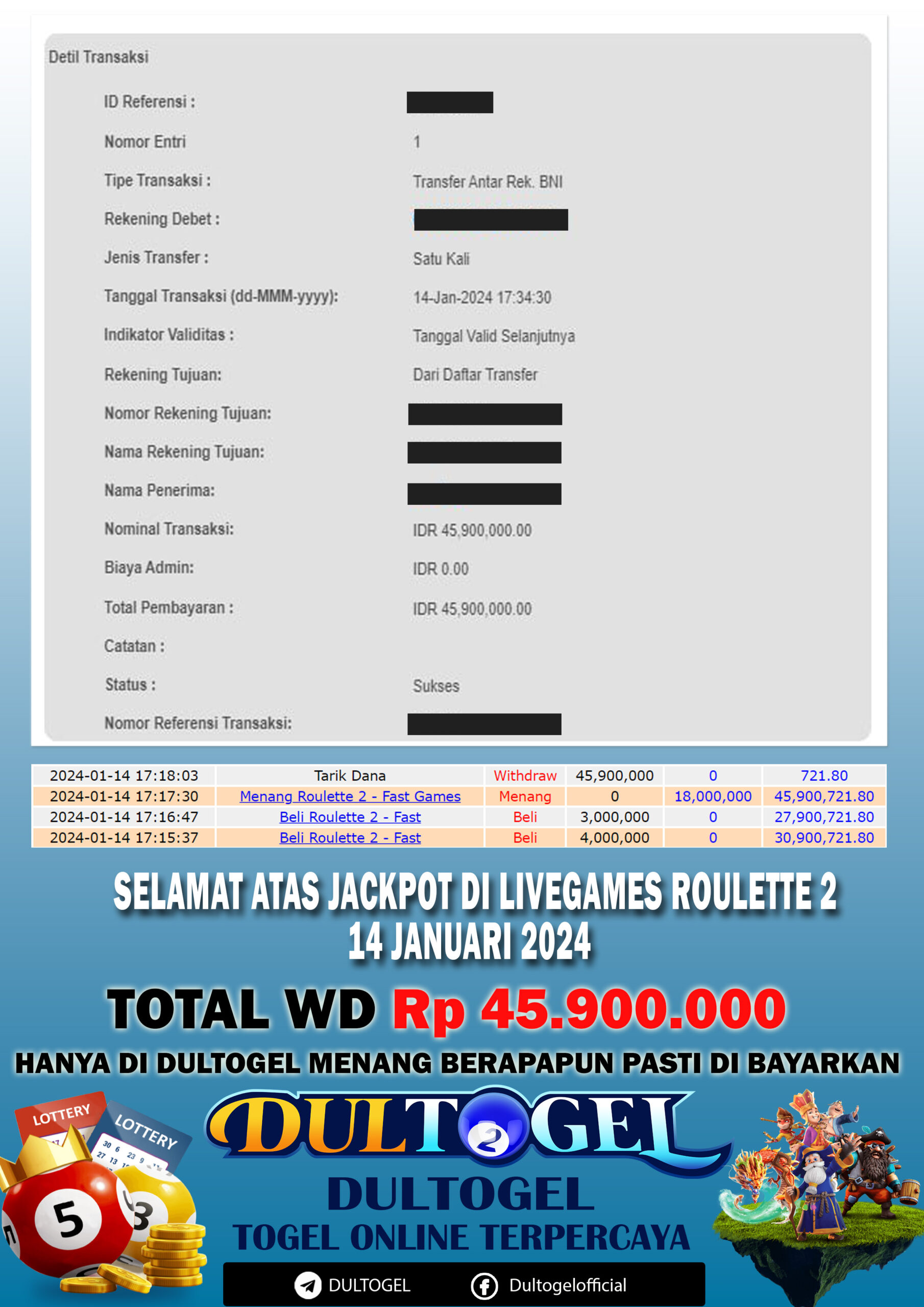BUKTI JP DULTOGEL 14 JANUARI 2024
