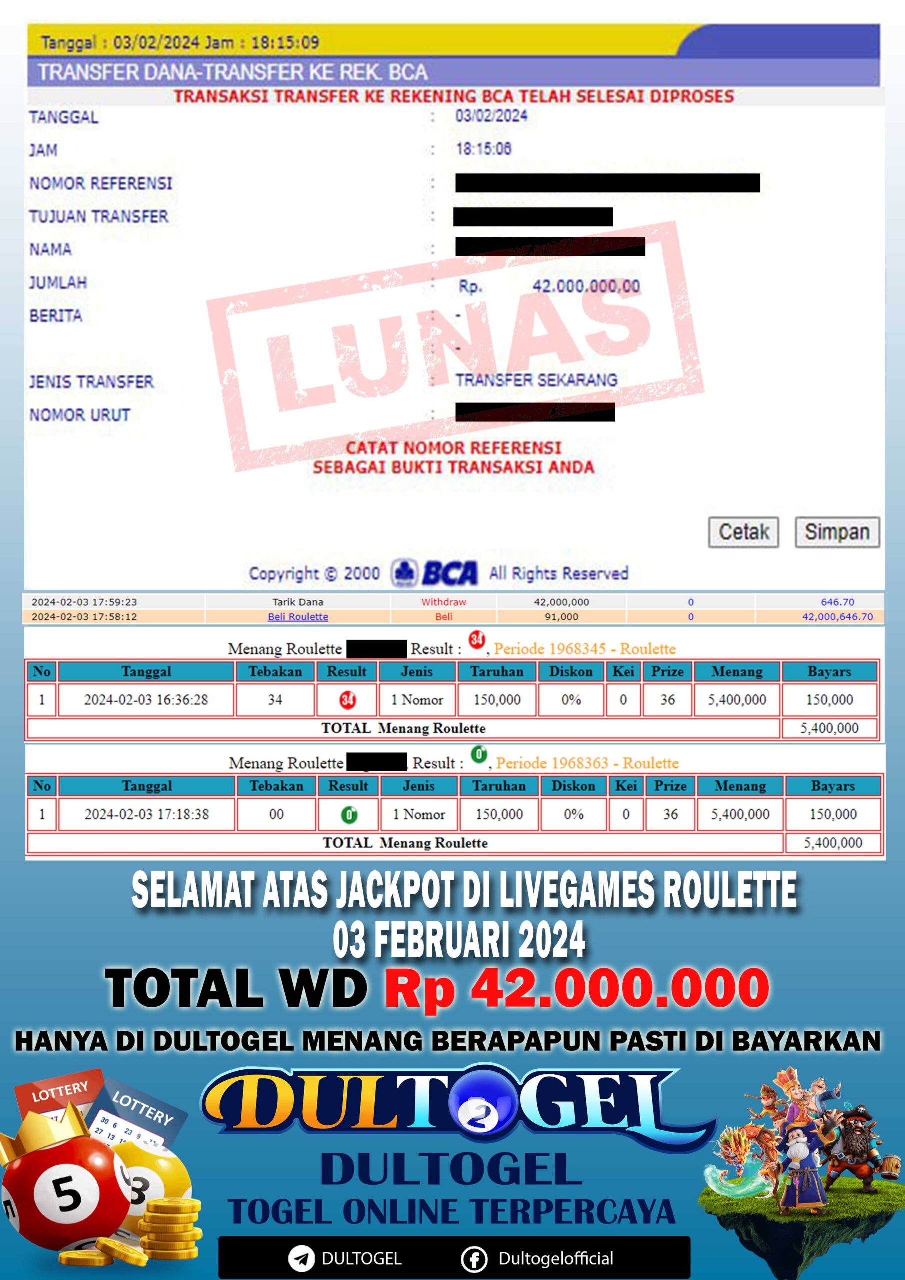 BUKTI JP DULTOGEL 03 FEBRUARI 2024