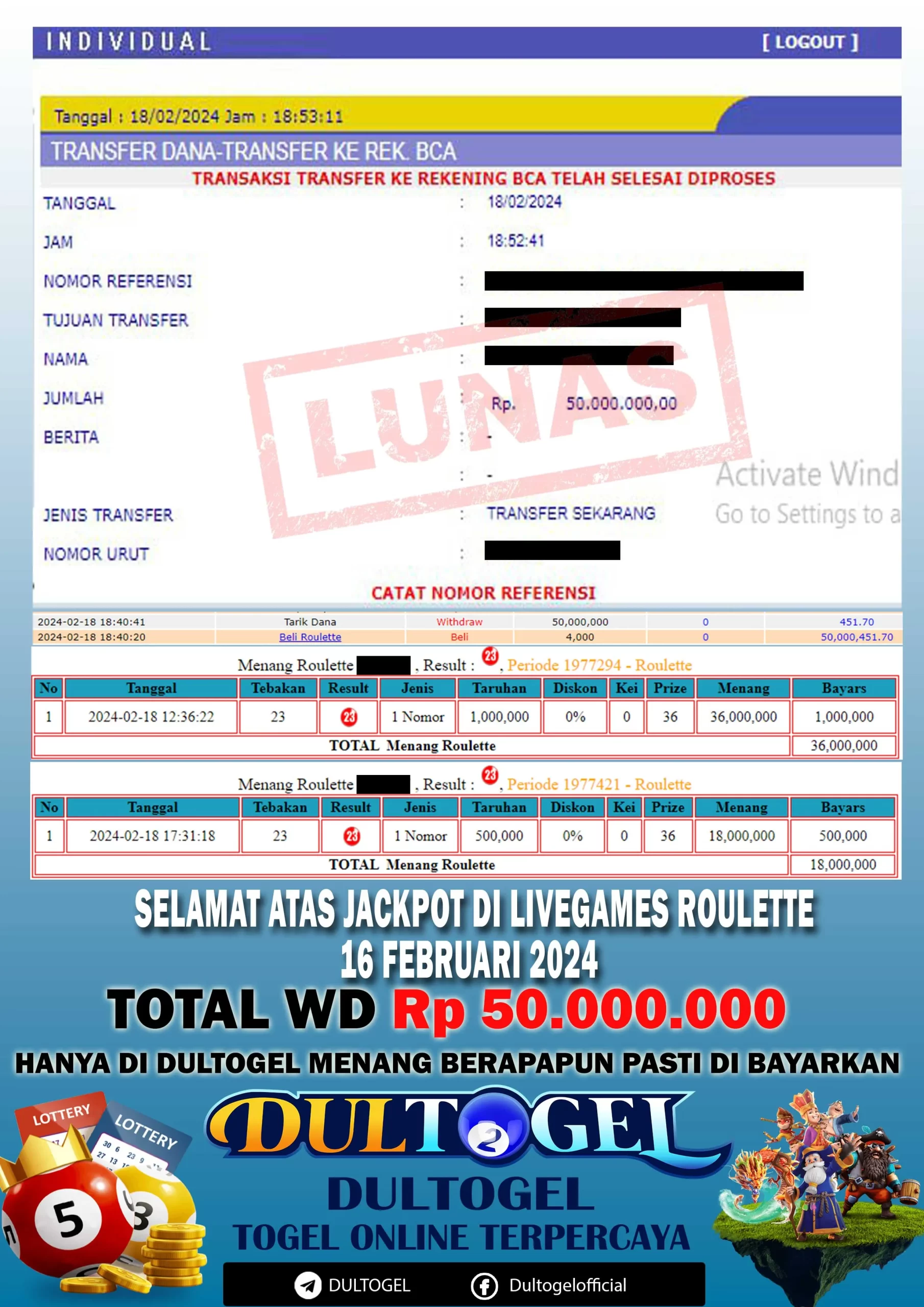 BUKTI JP DULTOGEL 18 FEBRUARI 2024