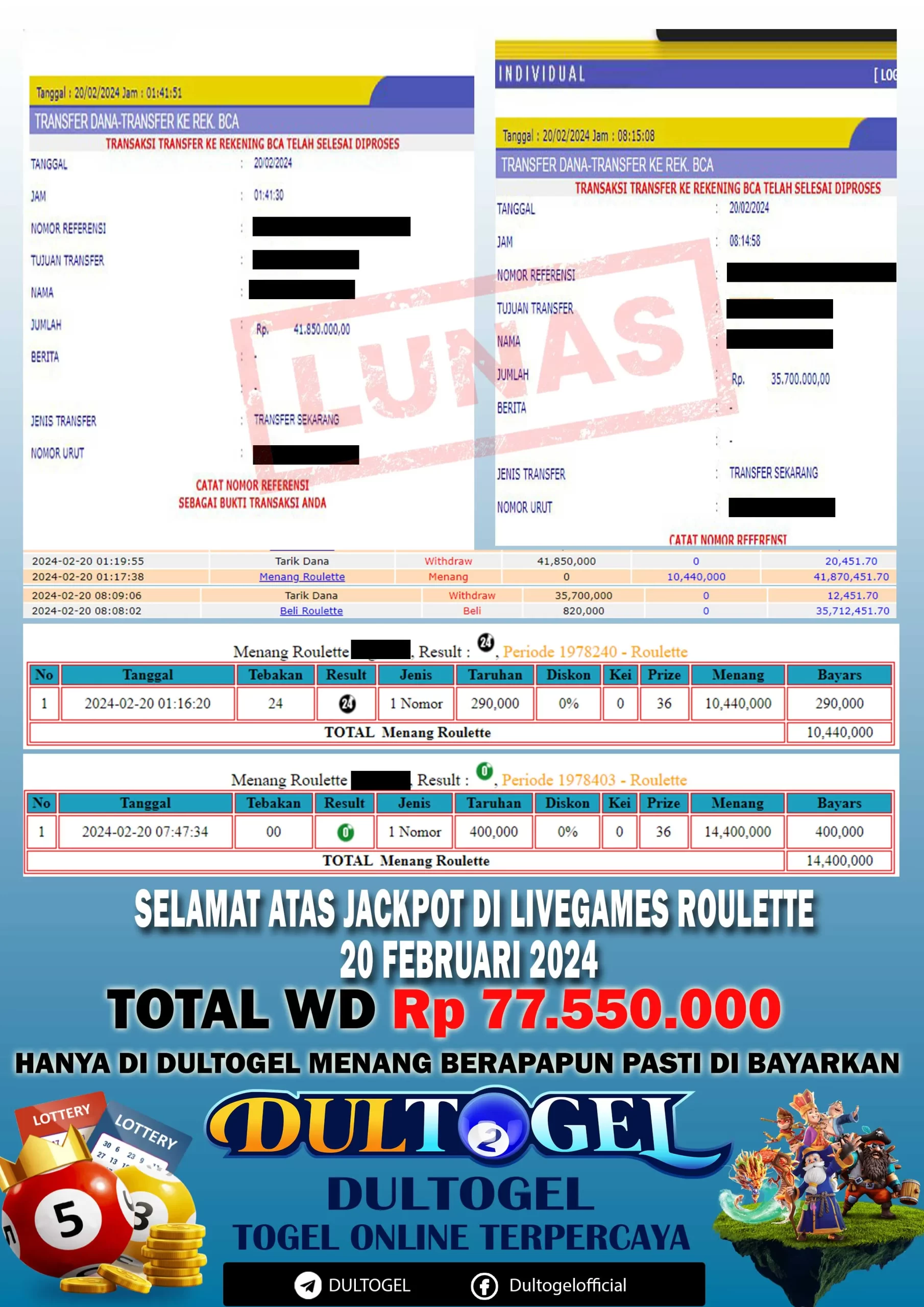 BUKTI JP DULTOGEL 20 FEBRUARI 2024