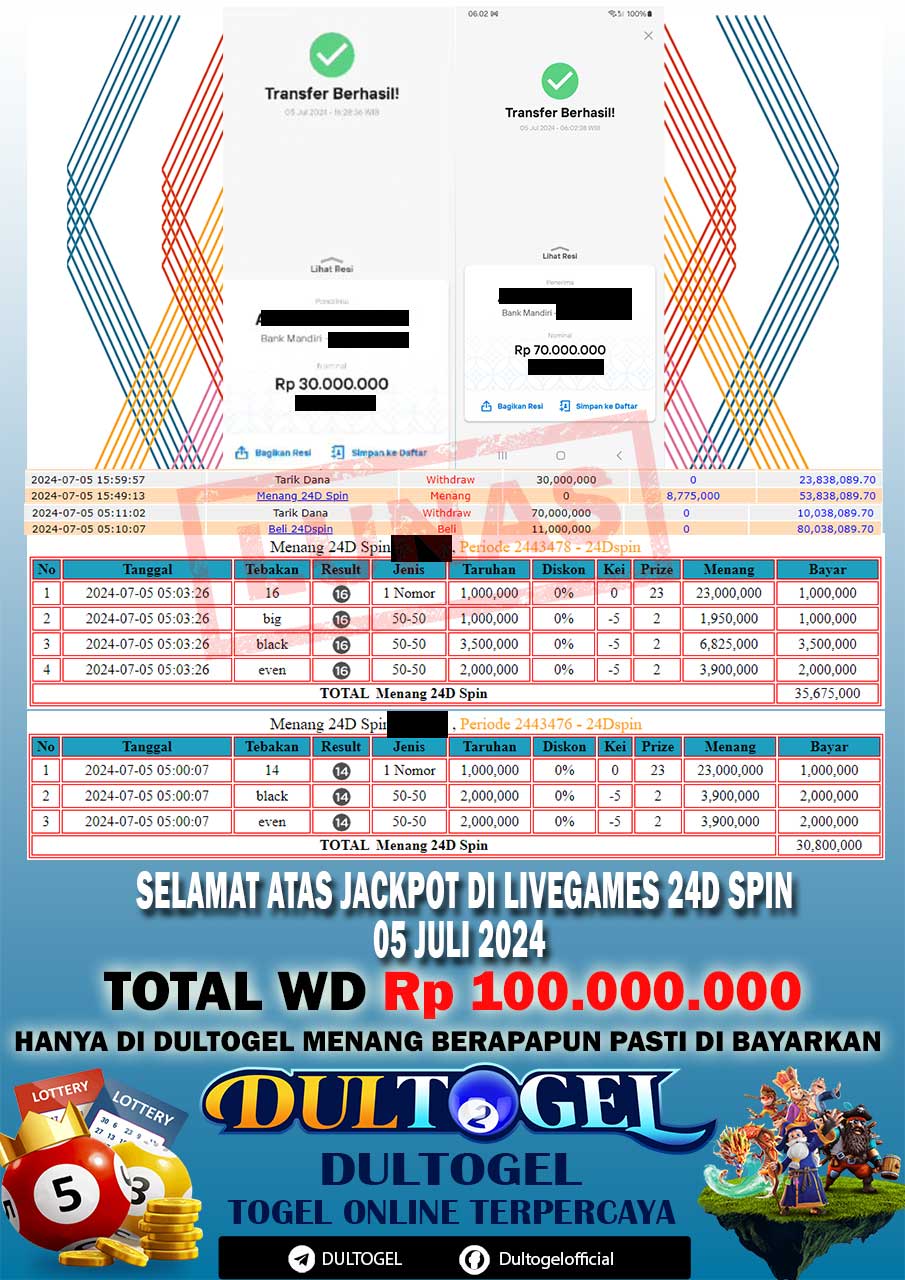 BUKTI JP DULTOGEL 05 JULI 2024