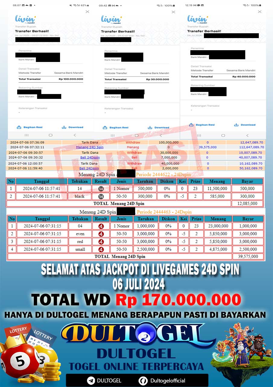 BUKTI JP DULTOGEL 06 JULI 2024
