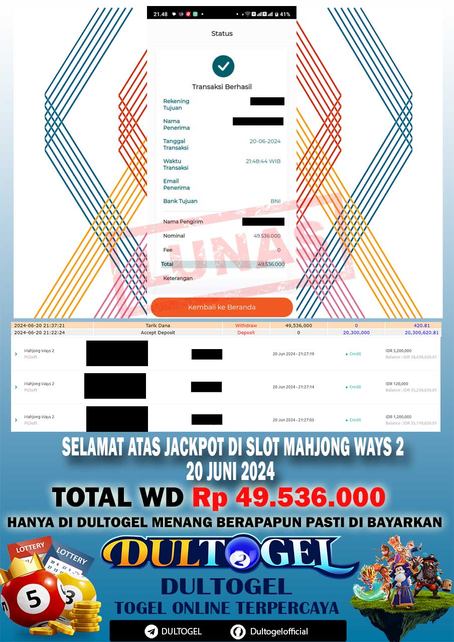 BUKTI JP DULTOGEL 20 JUNI 2024