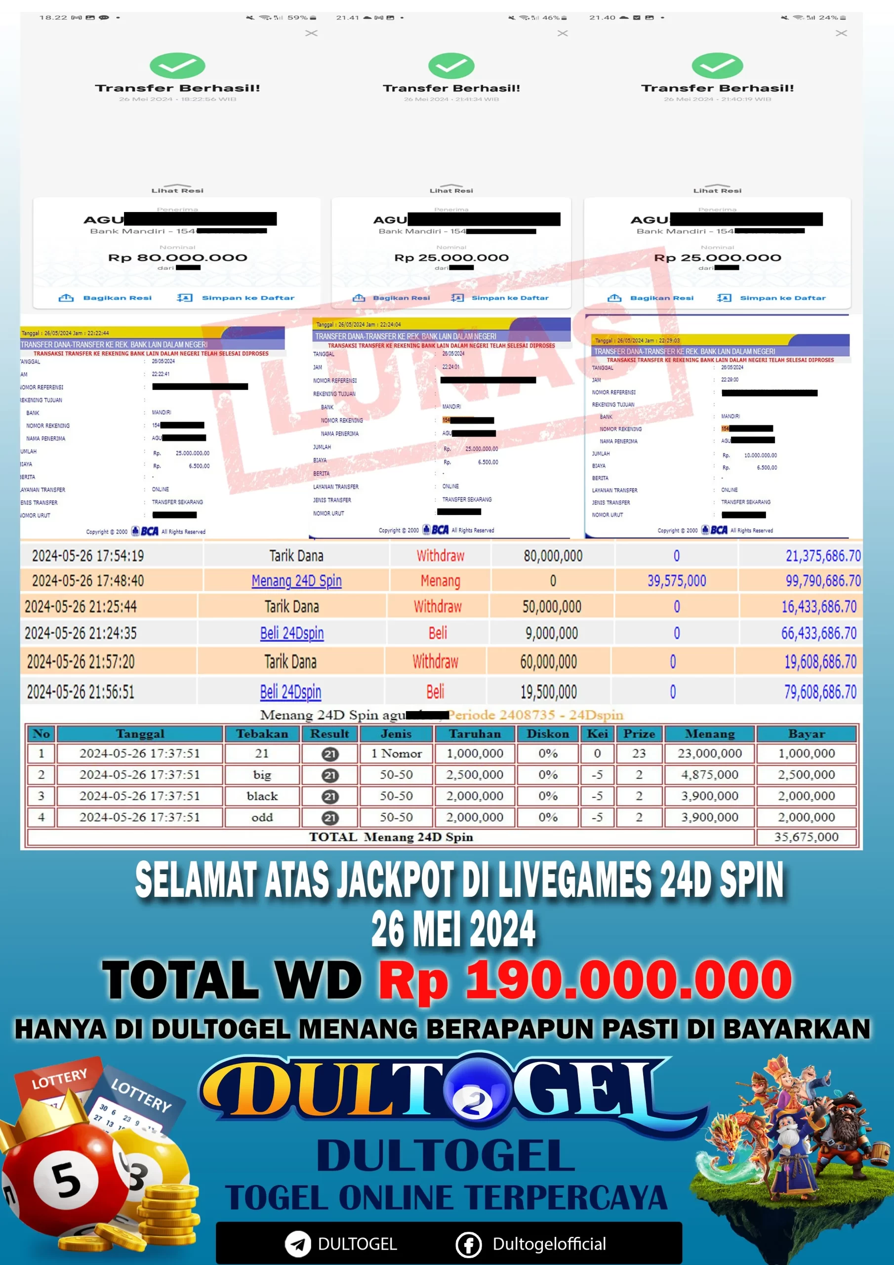 BUKTI JP DULTOGEL 26 MEI 2024