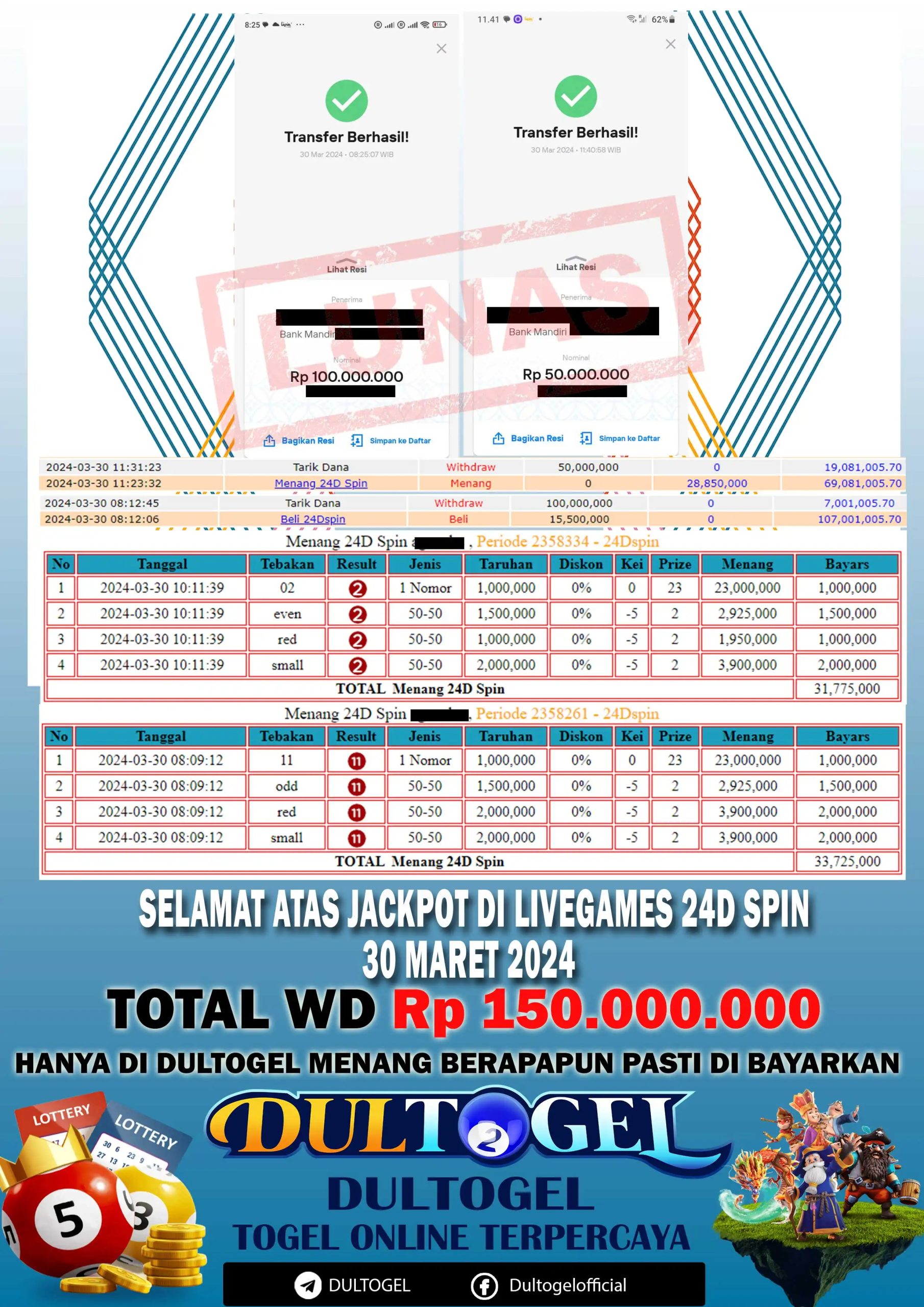 BUKTI JP DULTOGEL 30 MARET 2024