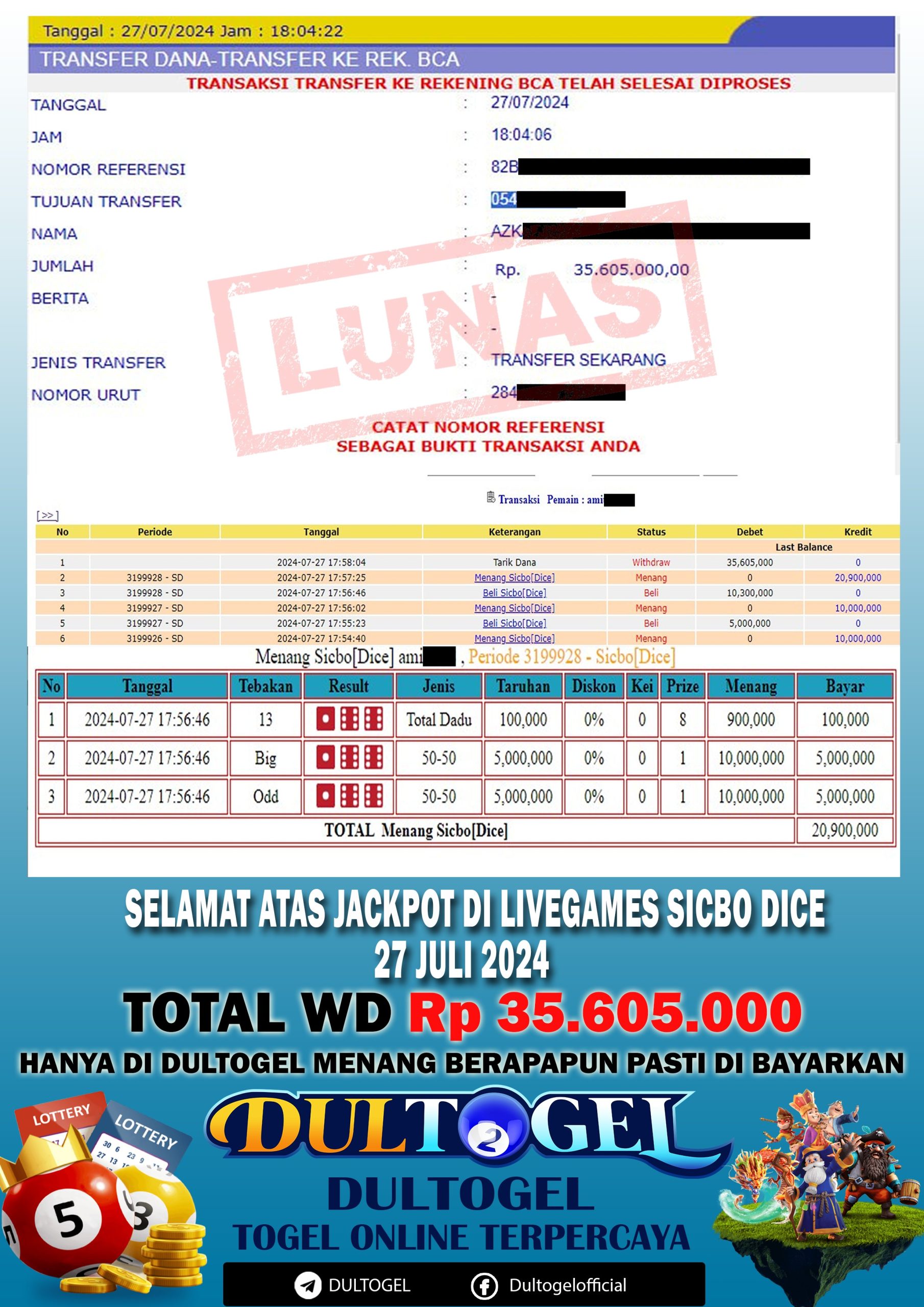 BUKTI JP DULTOGEL 27 JULI 2024