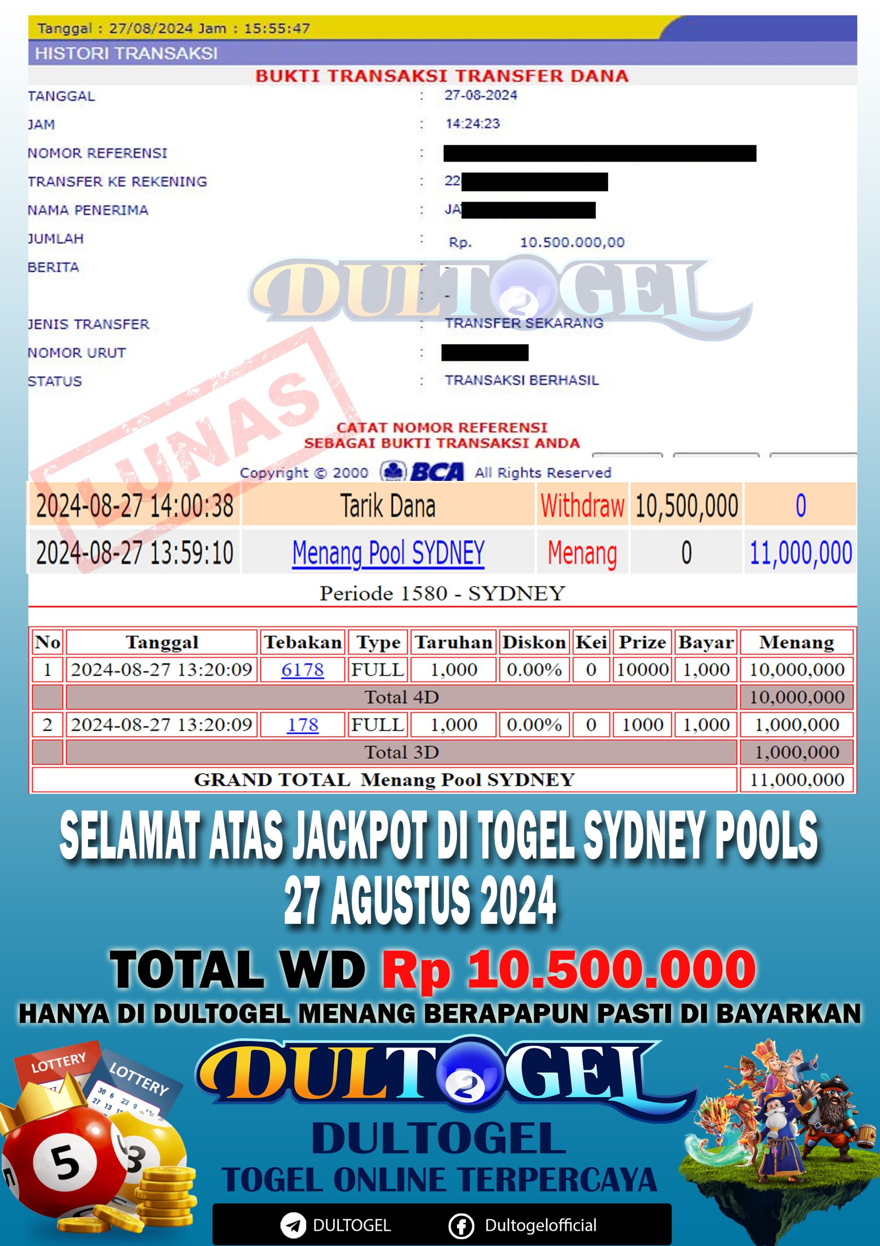 BUKTI JP DULTOGEL 27 AGUSTUS 2024