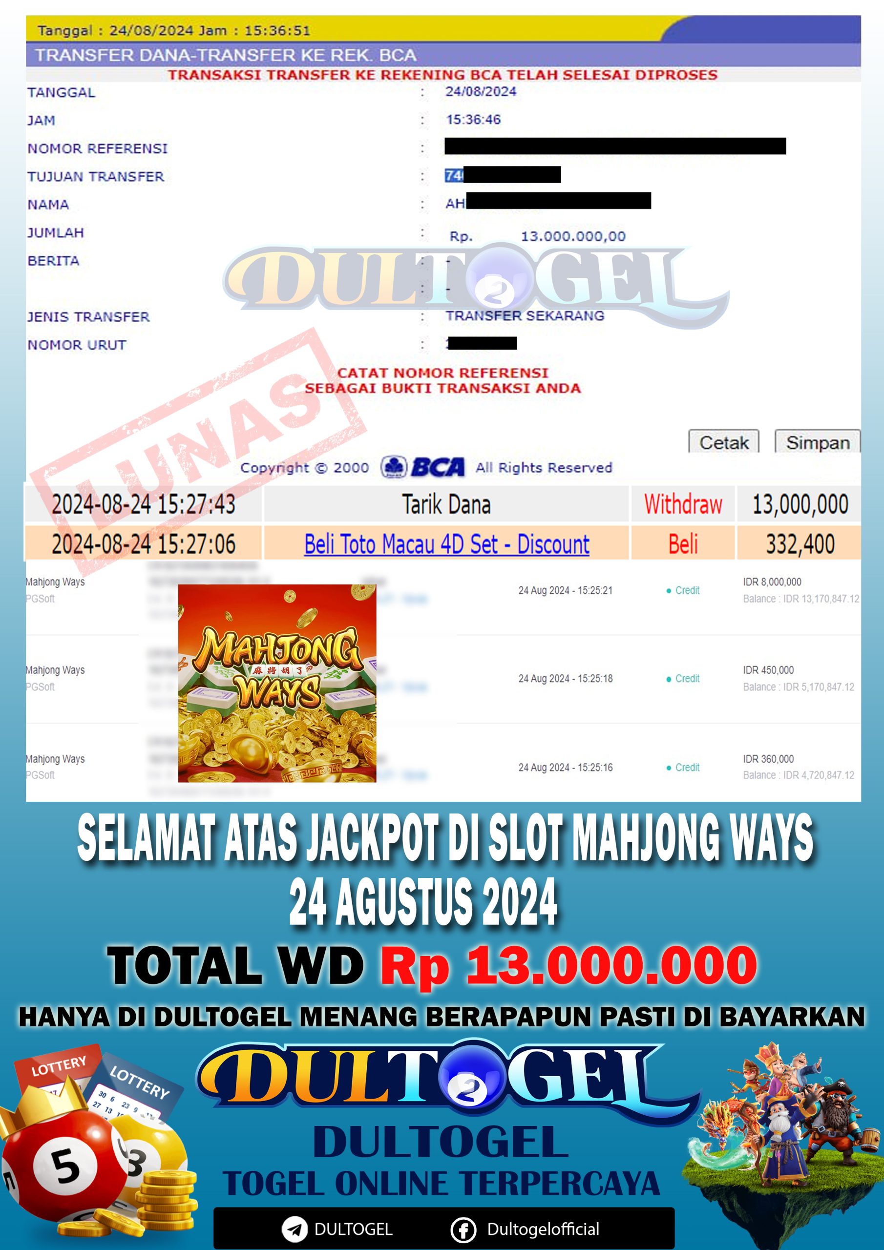 BUKTI JP DULTOGEL 24 AGUSTUS 2024