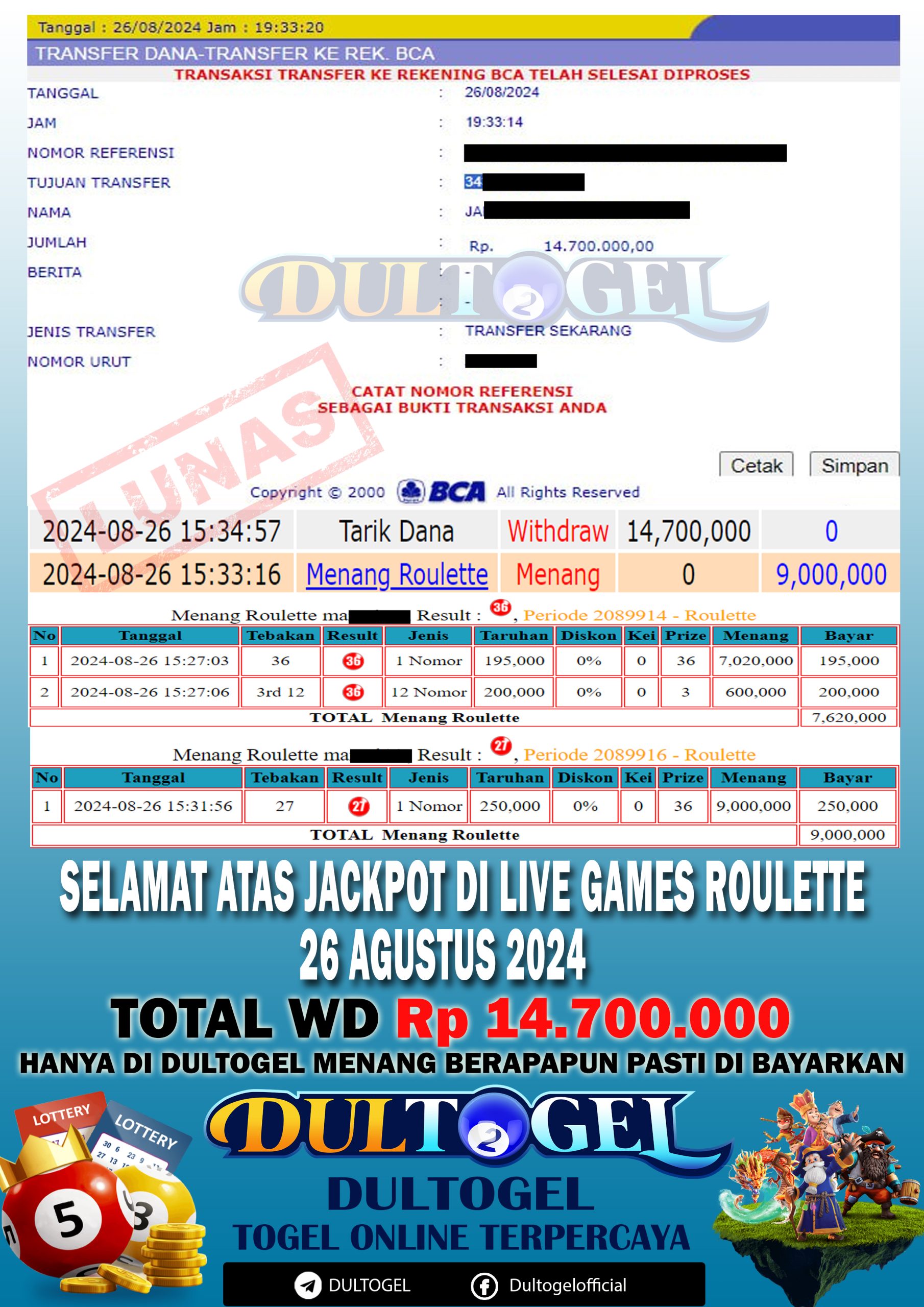 BUKTI JP DULTOGEL 26 AGUSTUS 2024