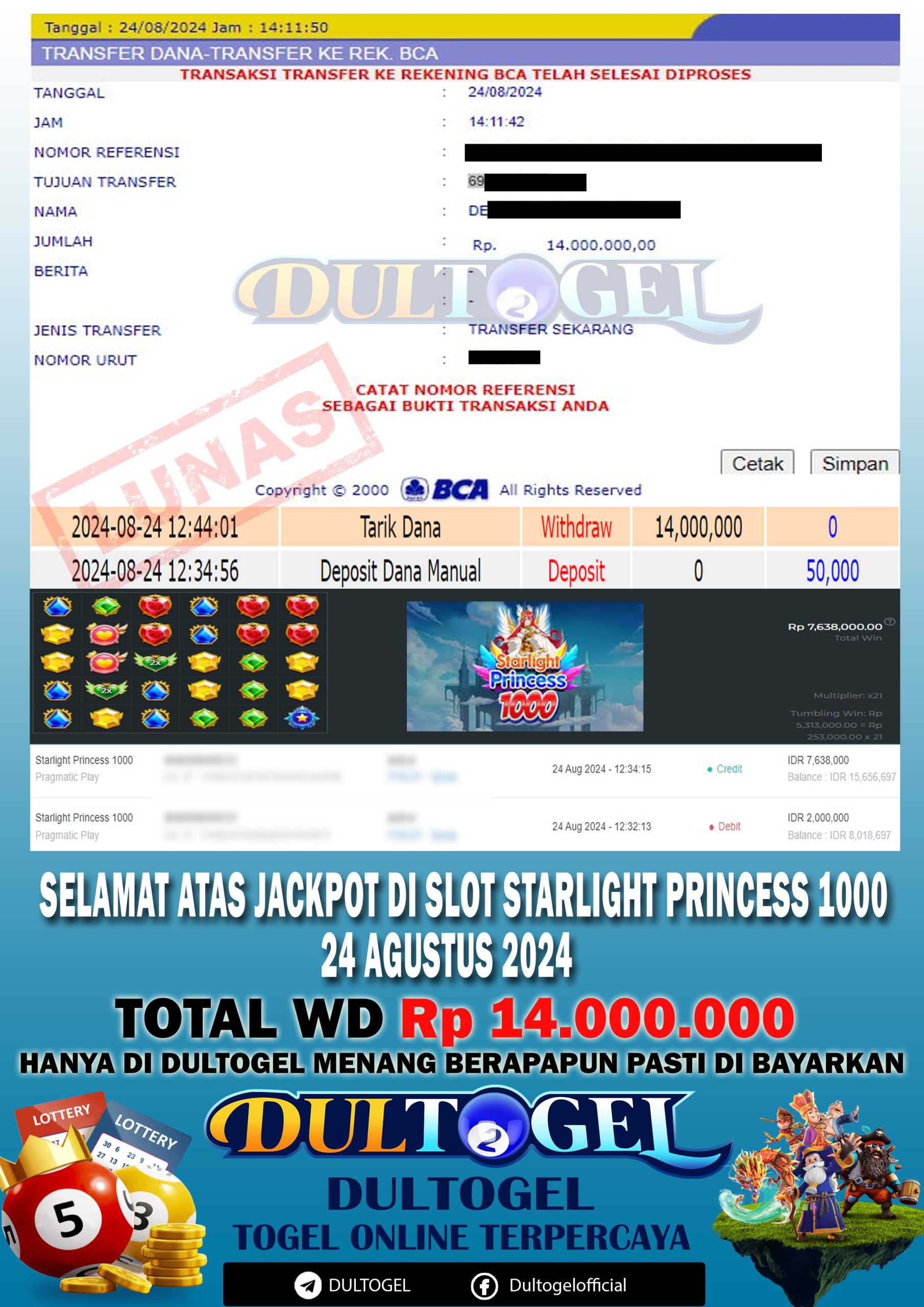 BUKTI JP DULTOGEL 24 AGUSTUS 2024