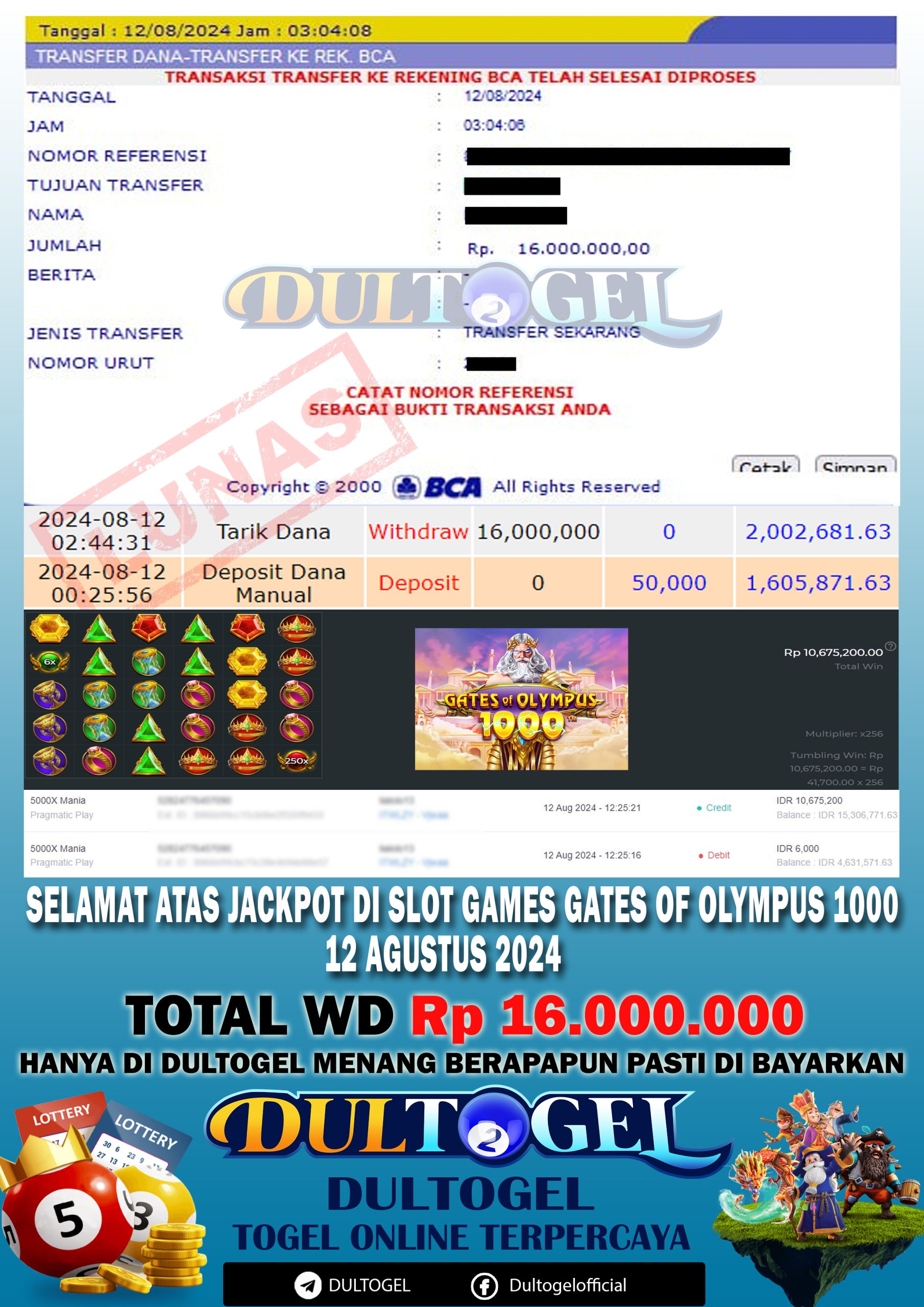 BUKTI JP DULTOGEL 12 AGUSTUS 2024