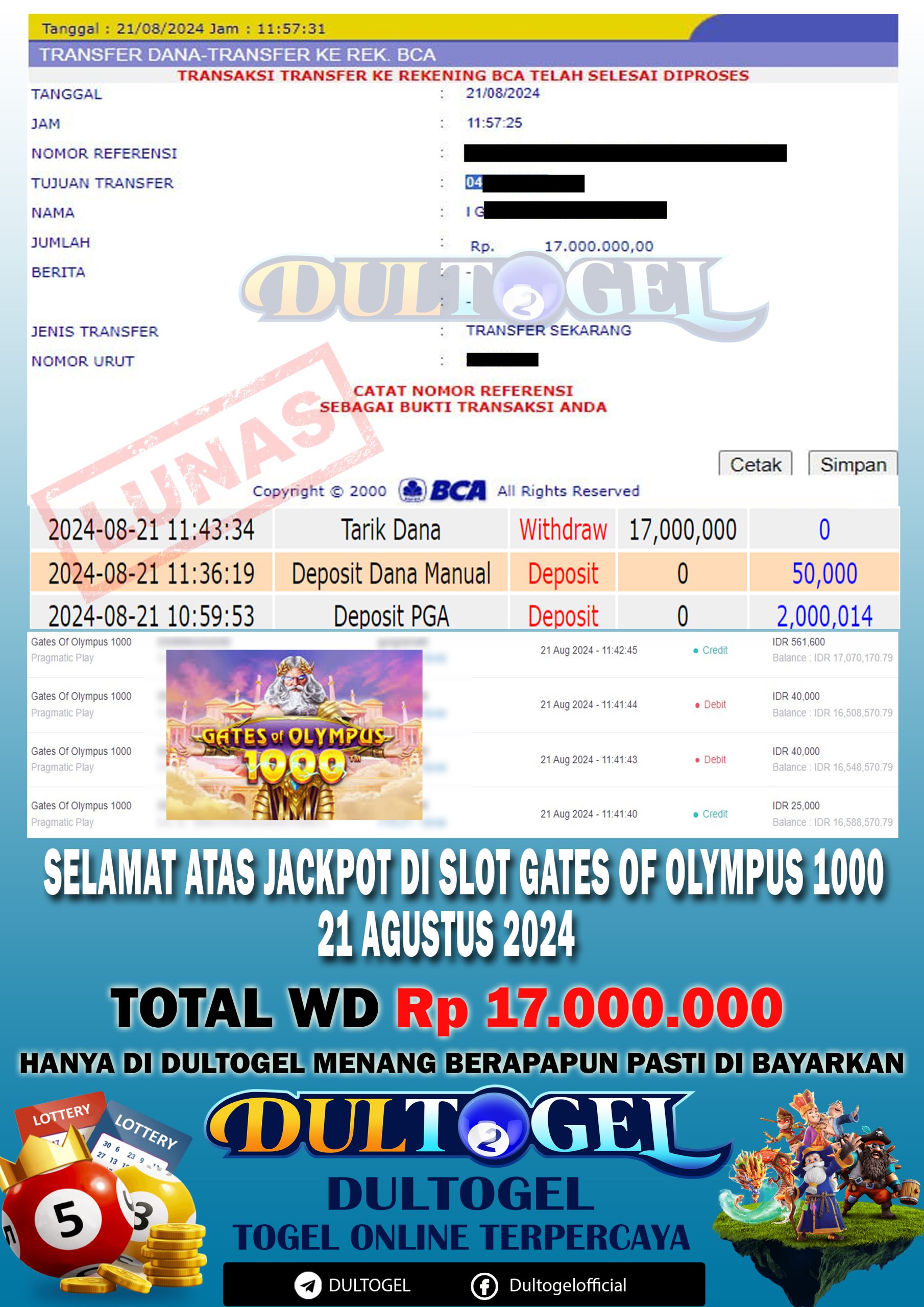 BUKTI JP DULTOGEL 21 AGUSTUS 2024